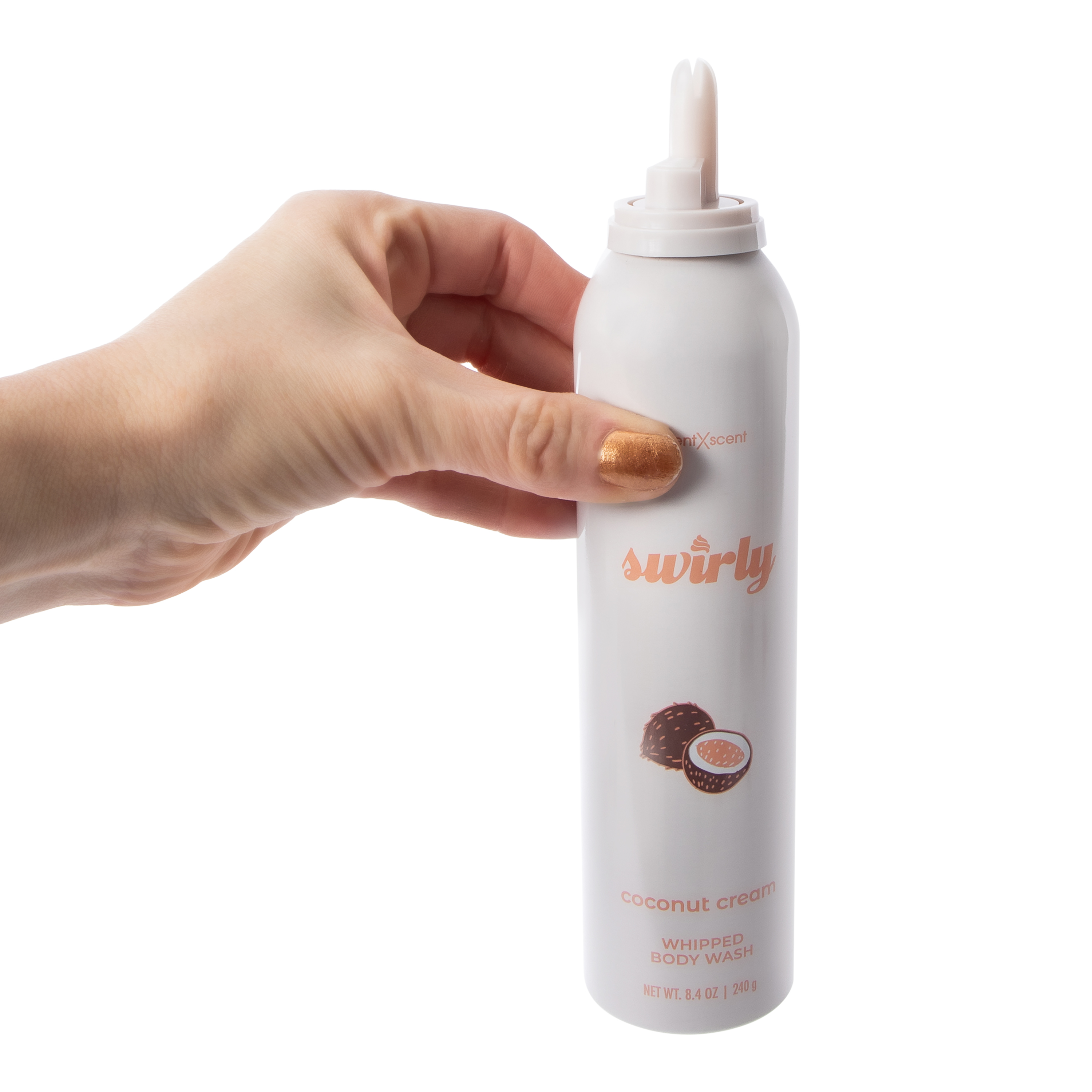 Swirly Coconut Cream Whipped Body Wash 8.4oz