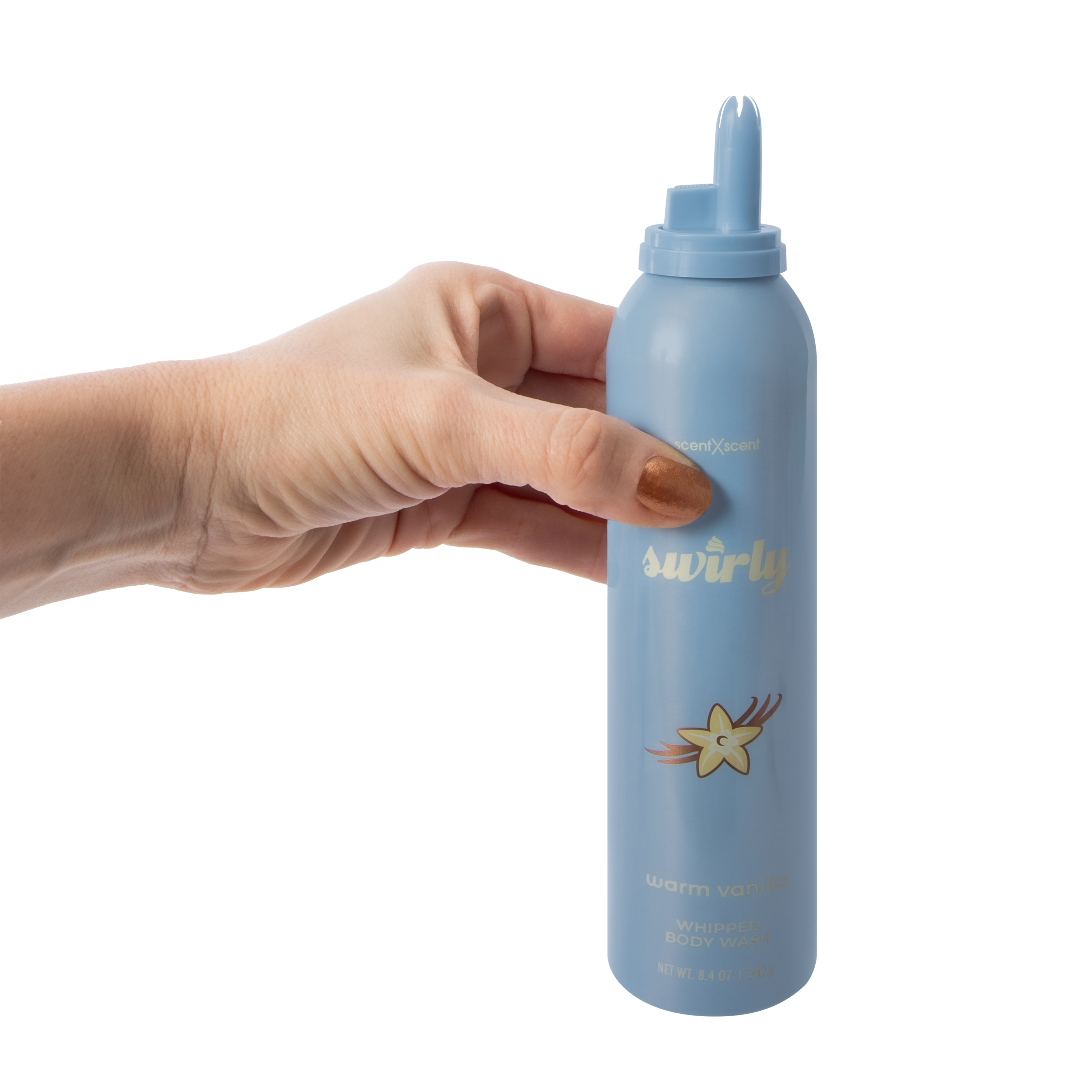 Swirly Warm Vanilla Whipped Body Wash 8.4oz