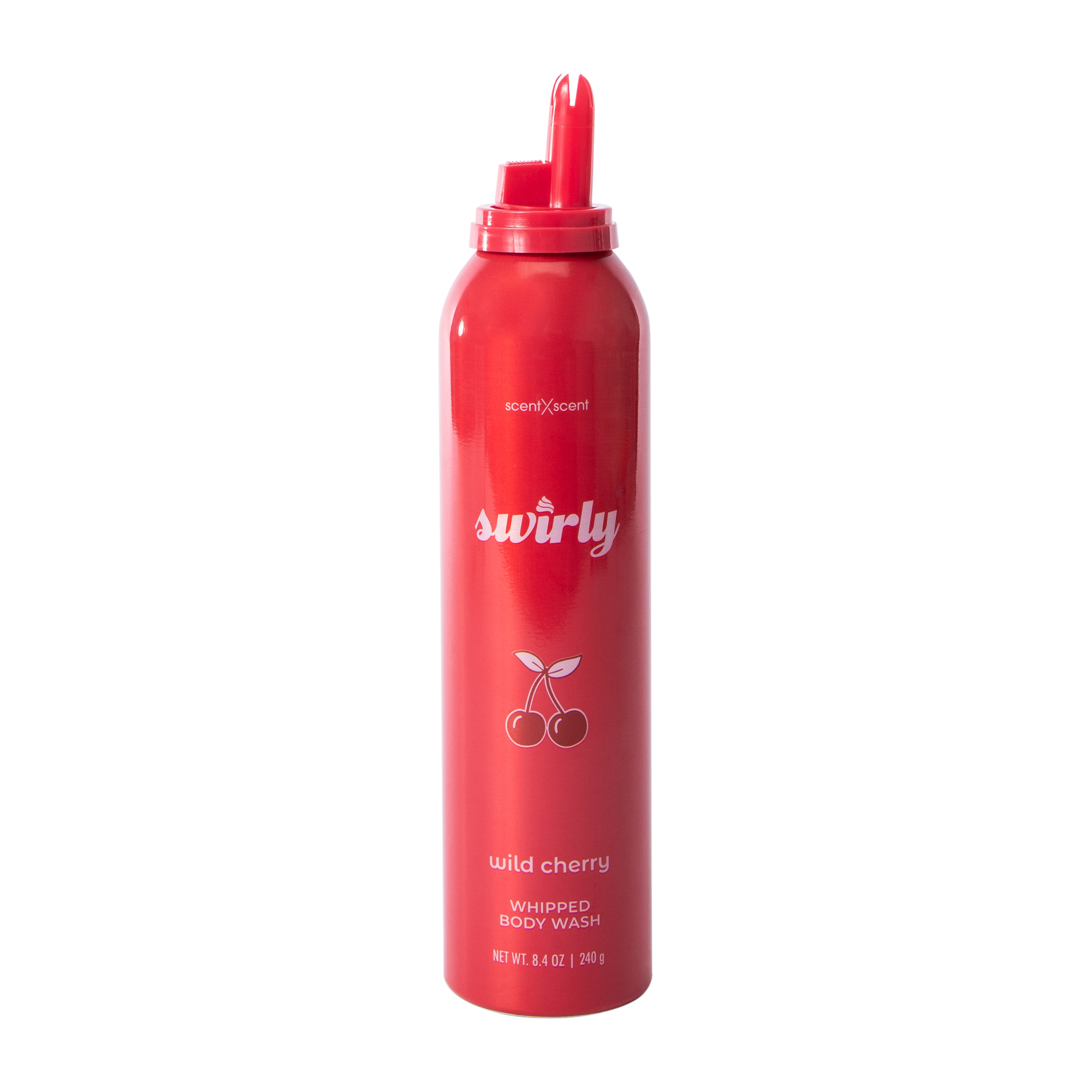 Swirly Wild Cherry Whipped Body Wash 8.4oz