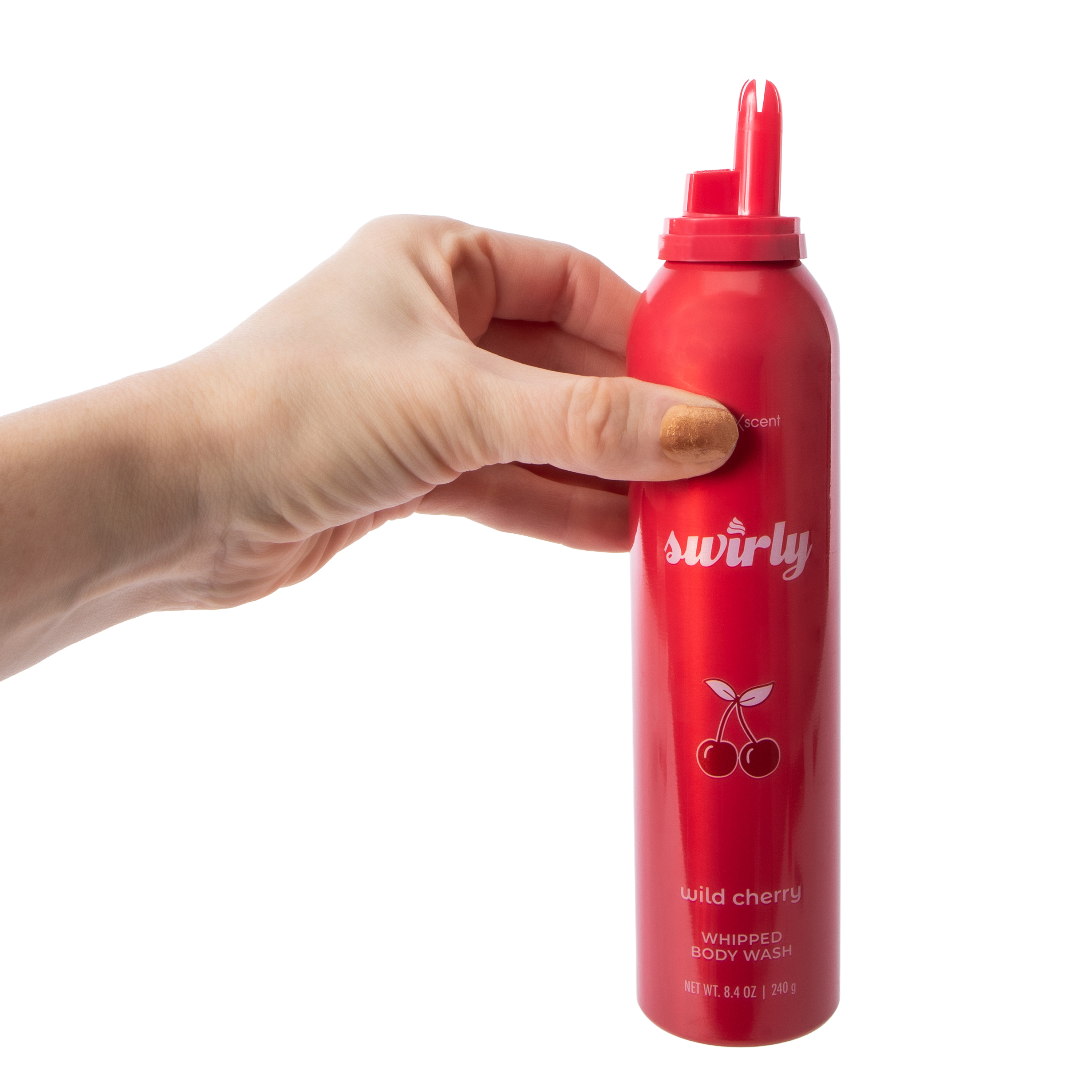Swirly Wild Cherry Whipped Body Wash 8.4oz