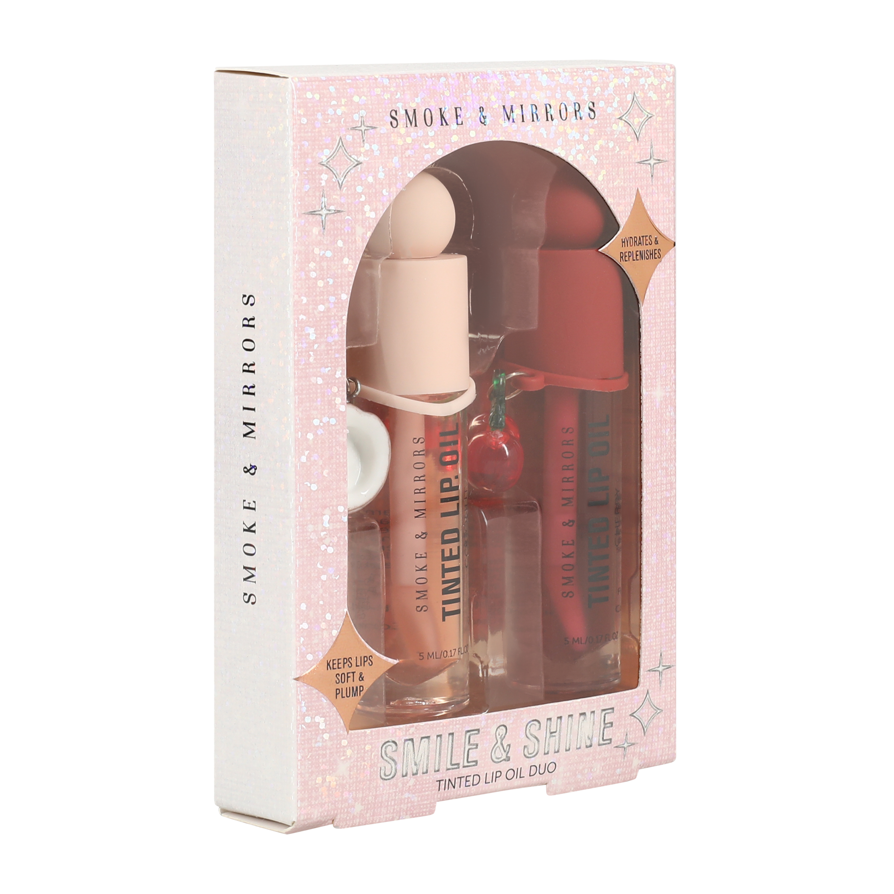 Smoke & Mirrors Smile & Shine Tinted Lip Oil Duo Pack