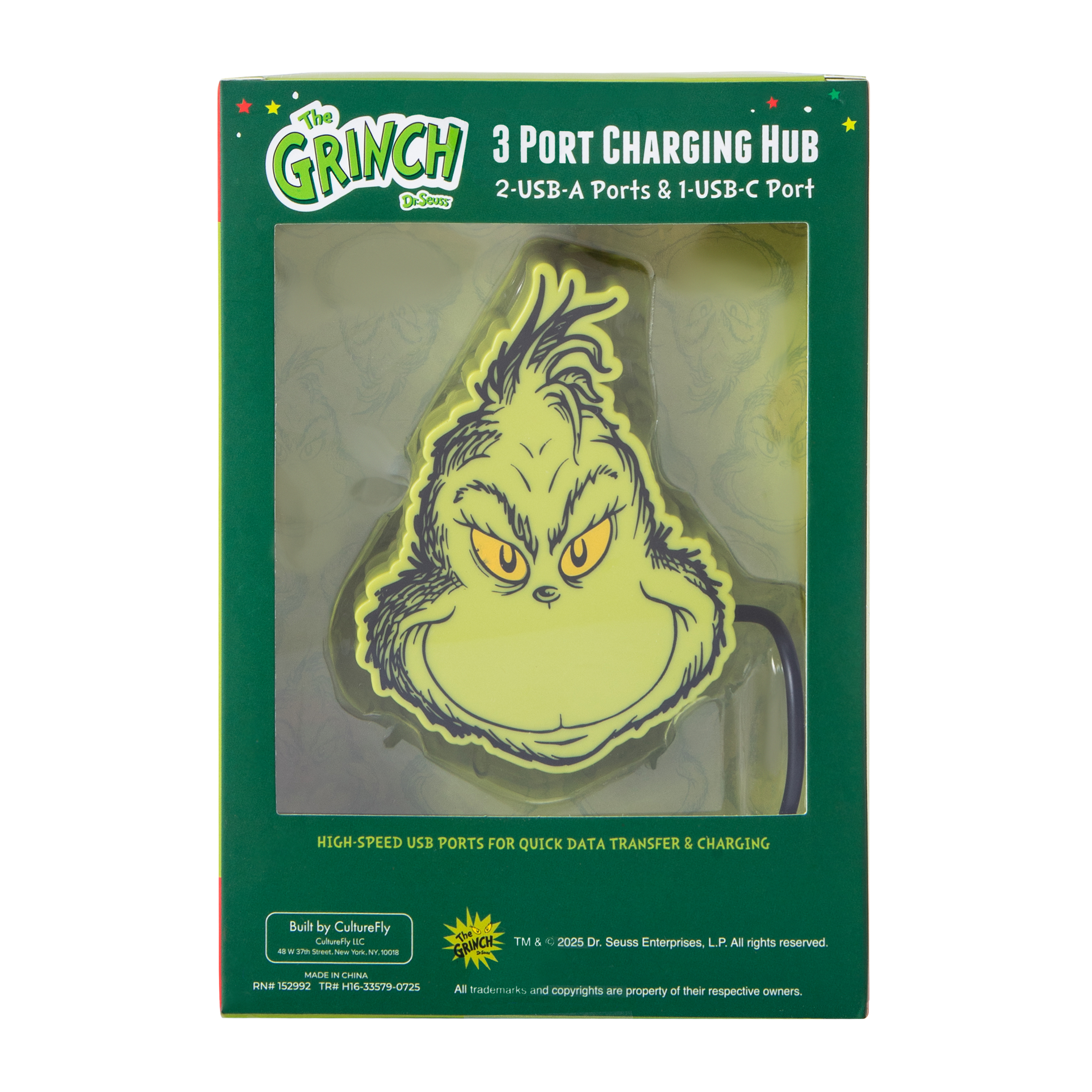 The Grinch™ Dr. Seuss™ 3-Port Charging Cable