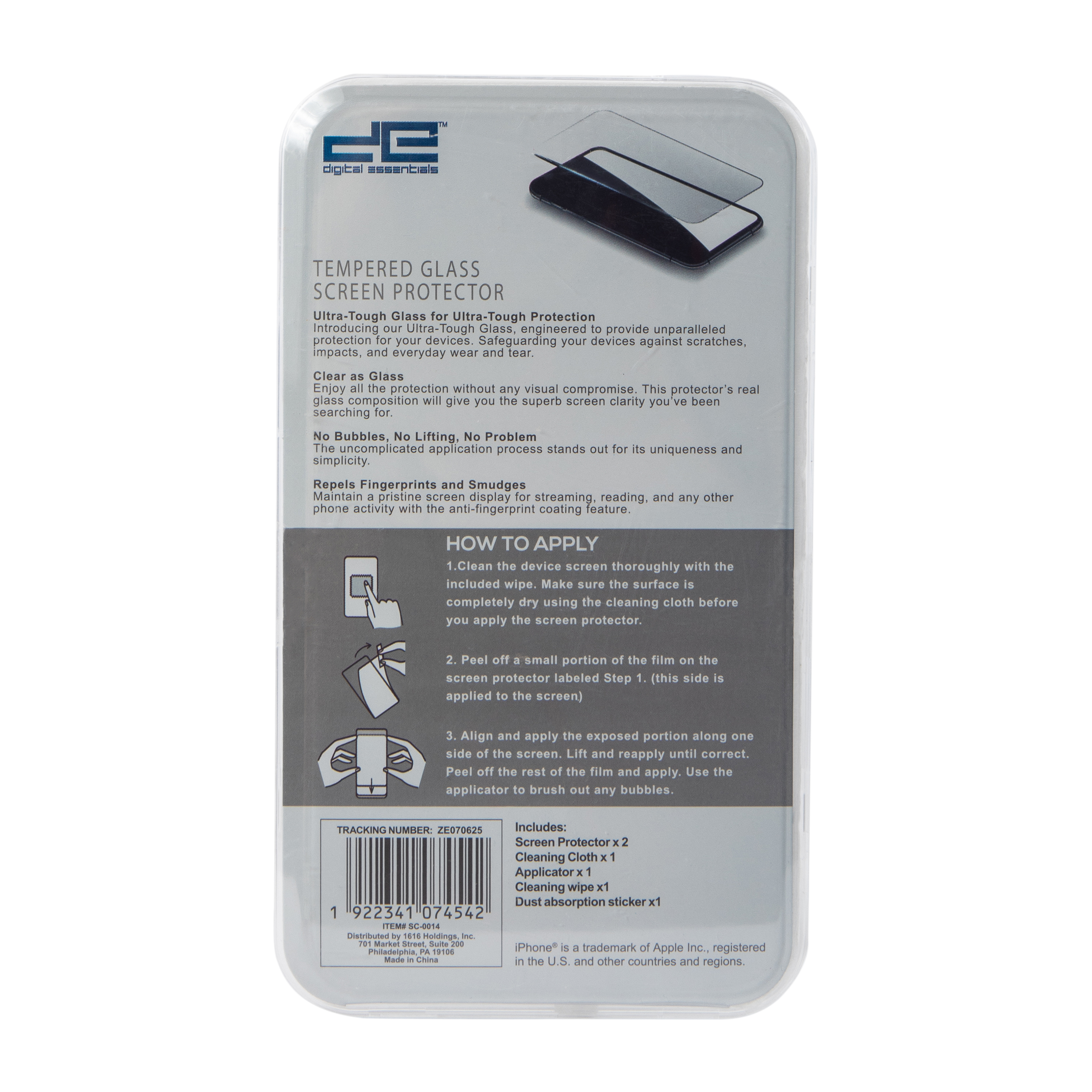 iPhone Pro Max® Tempered Glass Screen Protector 2-Pack