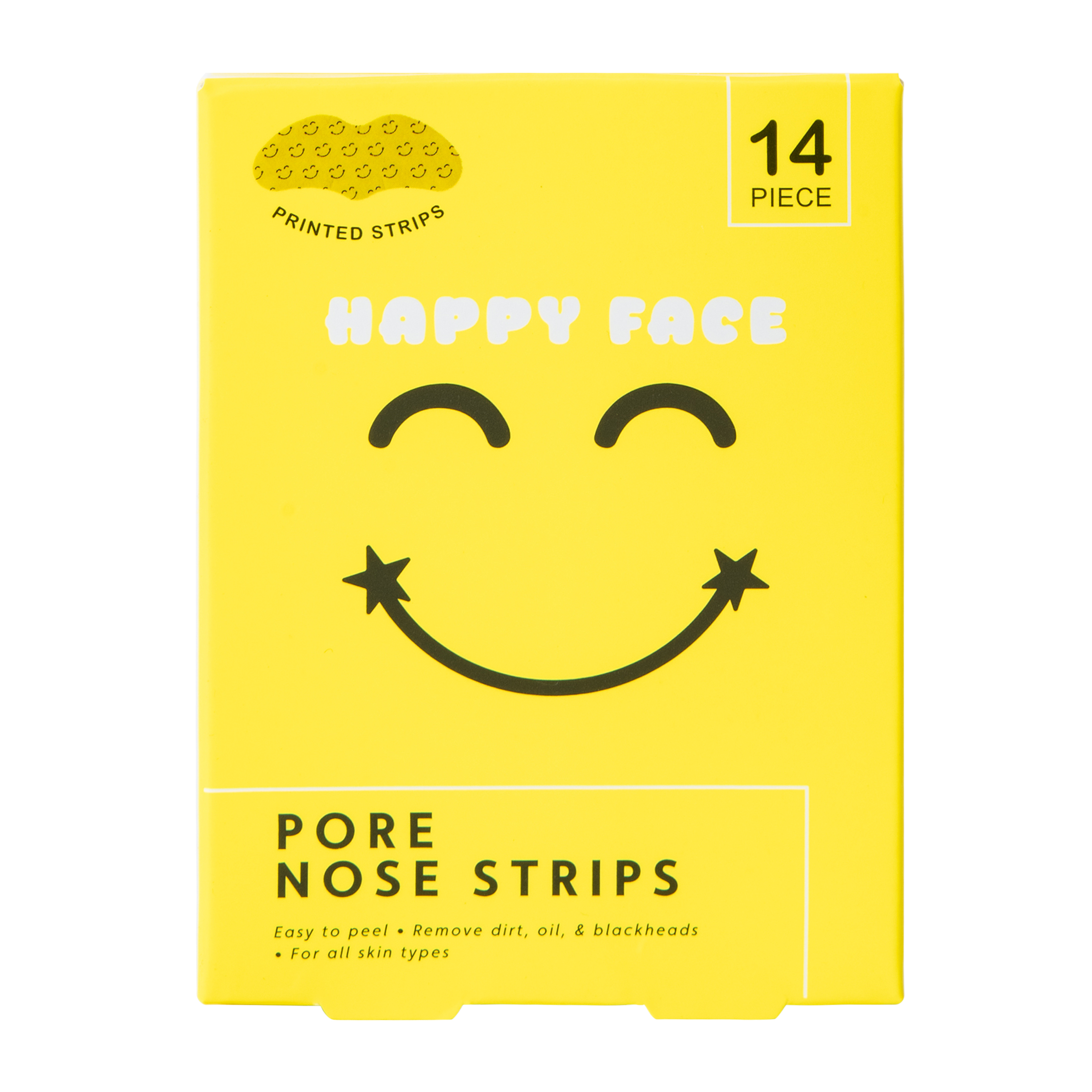 Happy Face Pore Nose Strips 14-Pack
