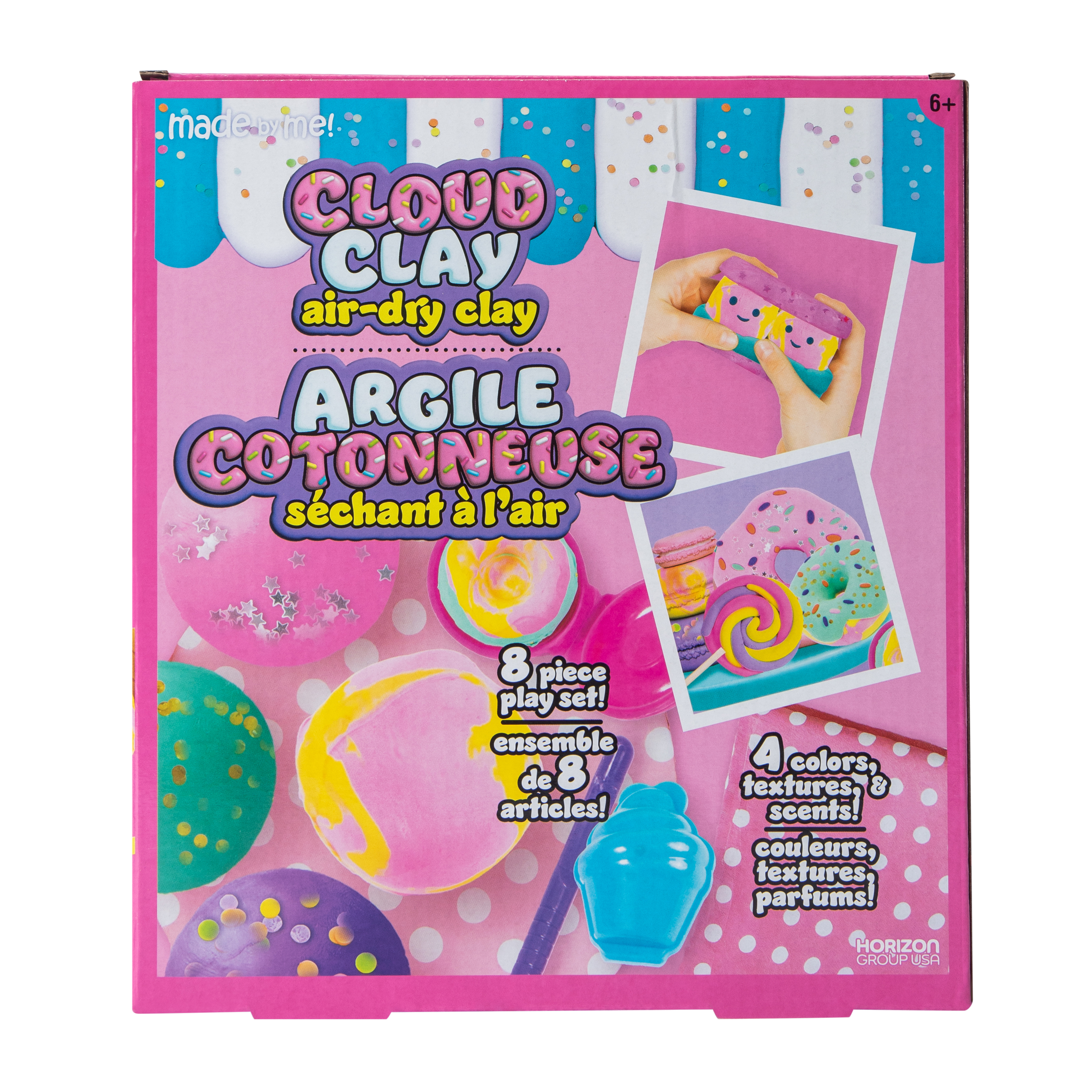 Made By Me® Cloud Clay Air-Dry Clay Play Set 8-Pc