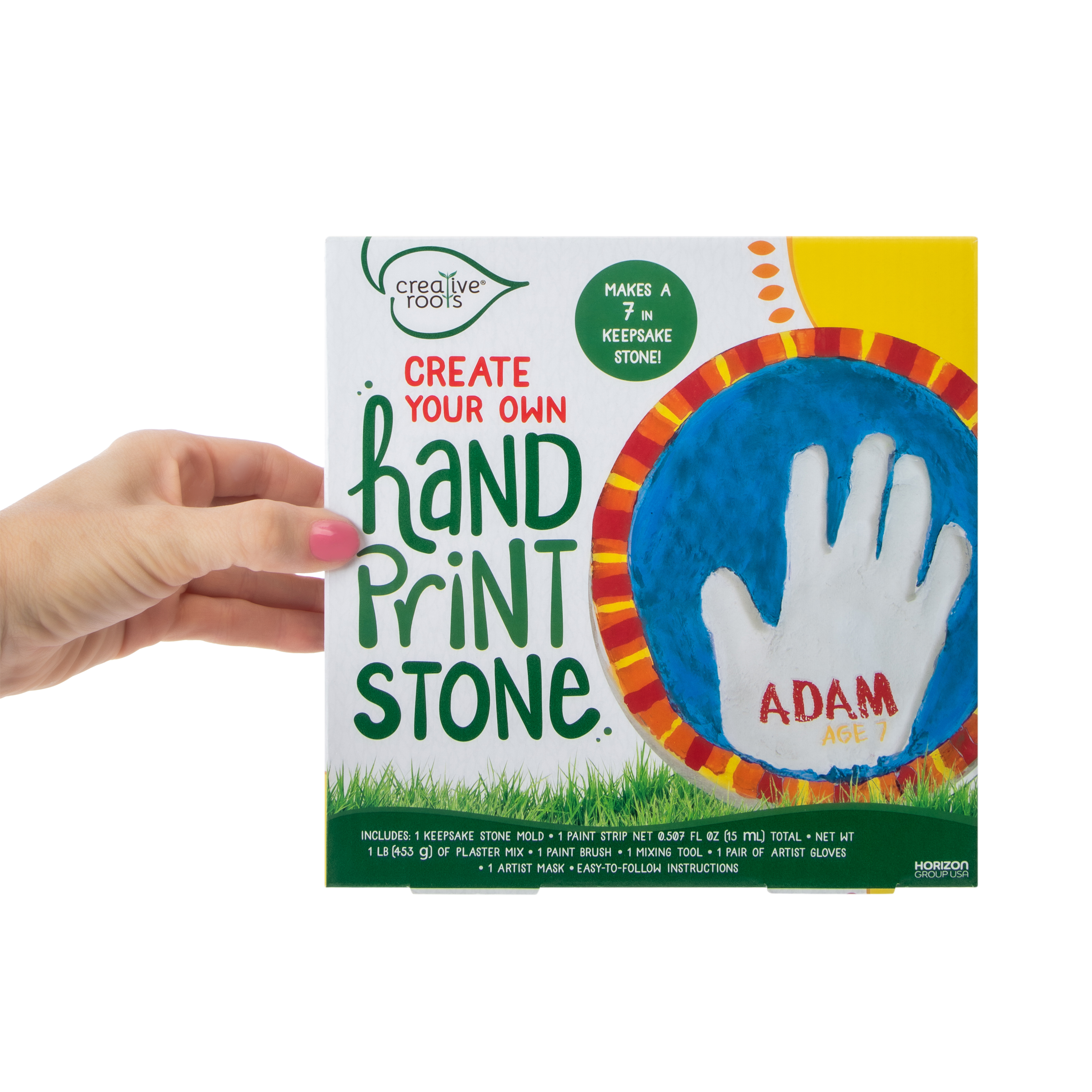 Creative Roots® Create Your Own Hand Print Stone