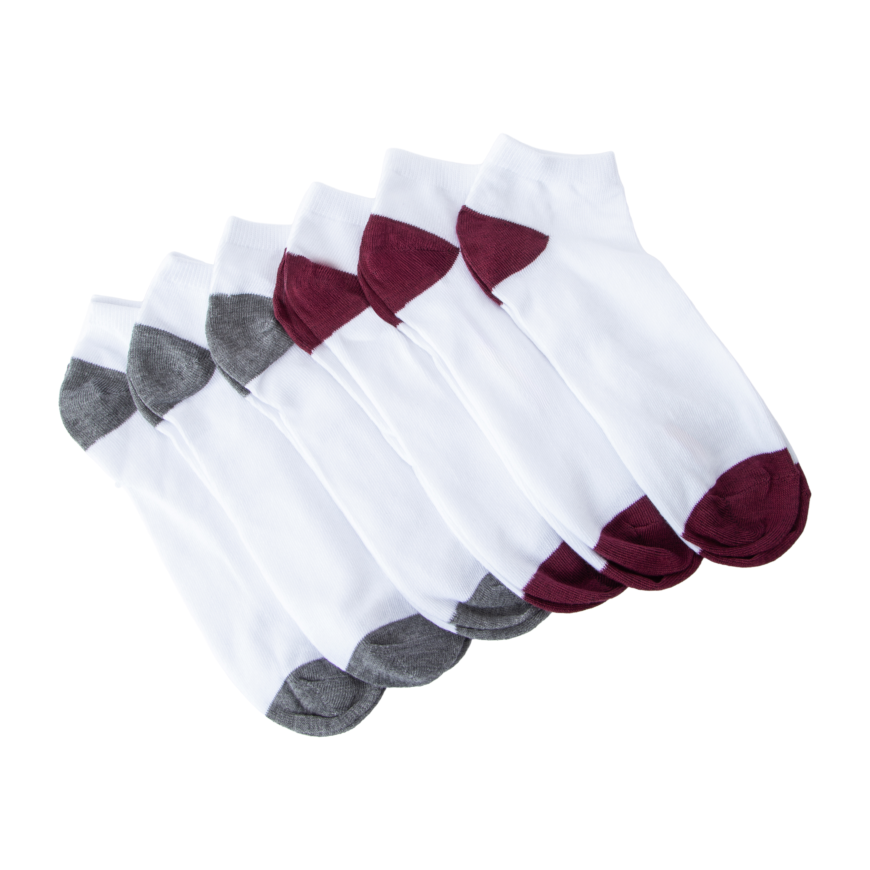Young Mens Clear Creek® No Show Socks 6-Pairs (Styles May Vary)