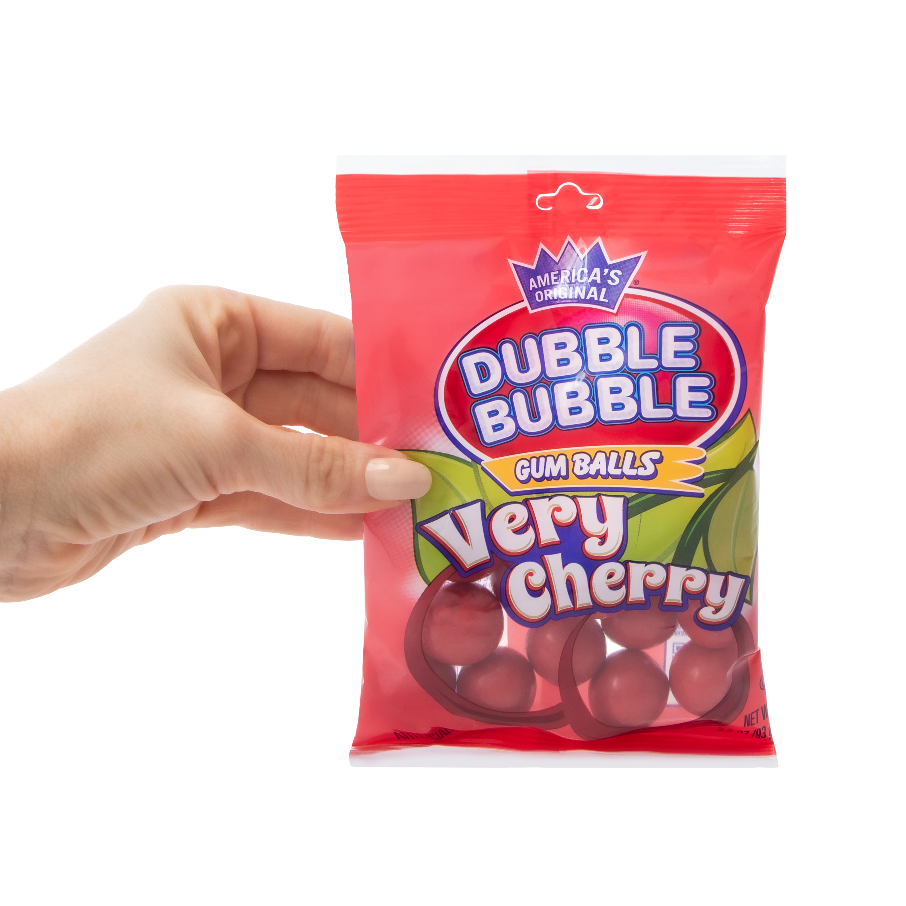 Dubble Bubble® Very Cherry Gum Balls 3.3oz