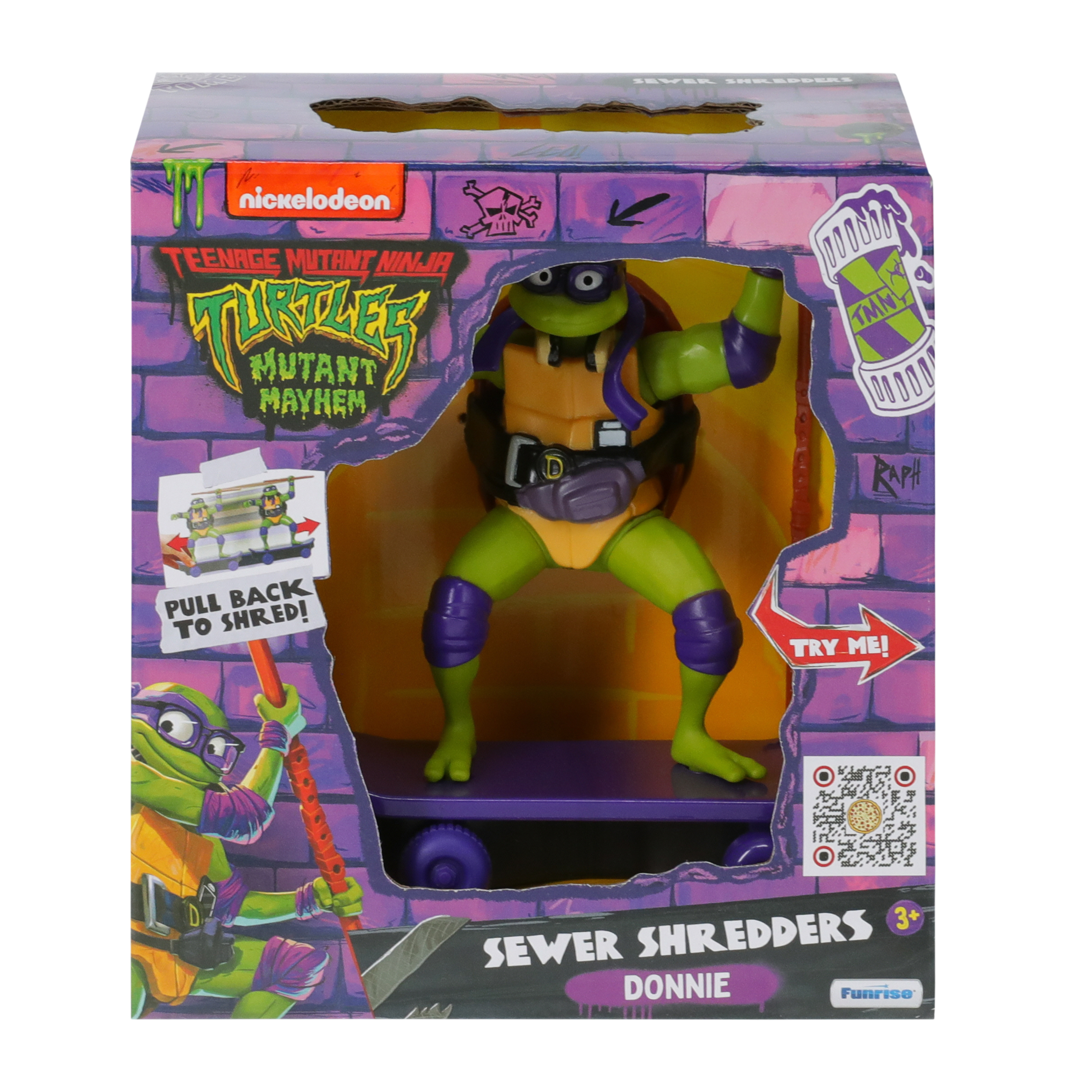 Nickelodeon Teenage Mutant Ninja Turtles Mutant Mayhem Sewer Shredders Donnie Toy