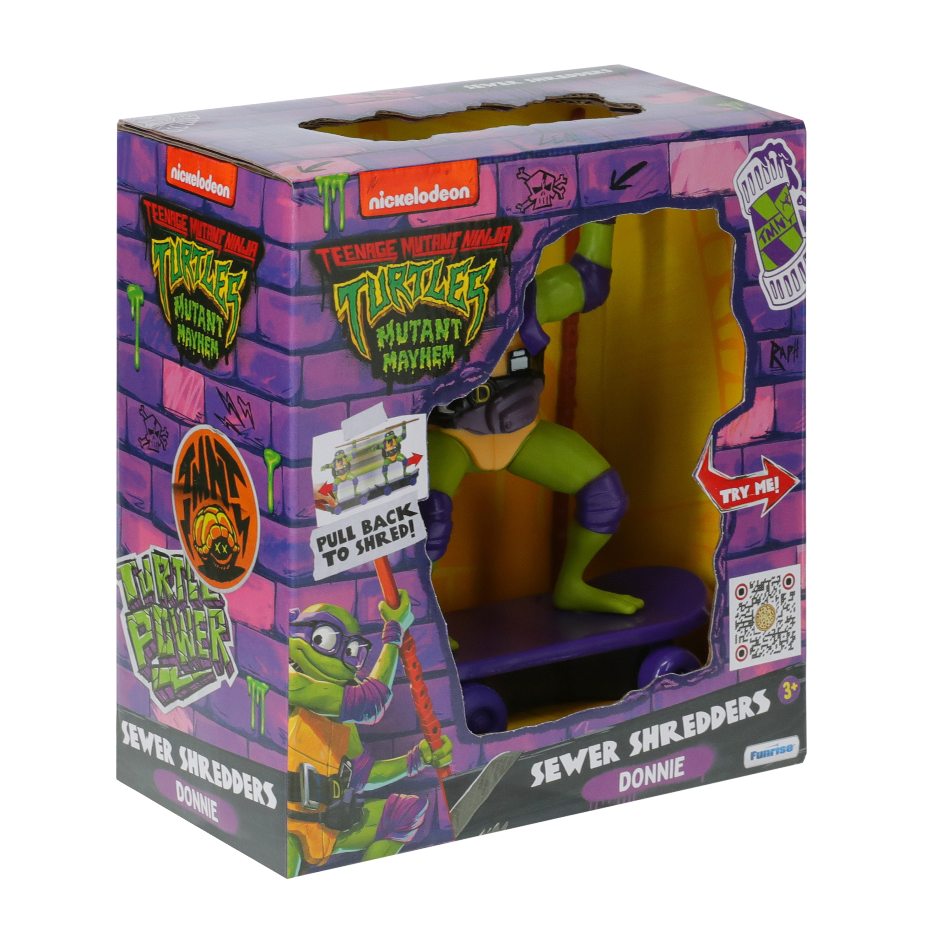 Nickelodeon Teenage Mutant Ninja Turtles Mutant Mayhem Sewer Shredders Donnie Toy