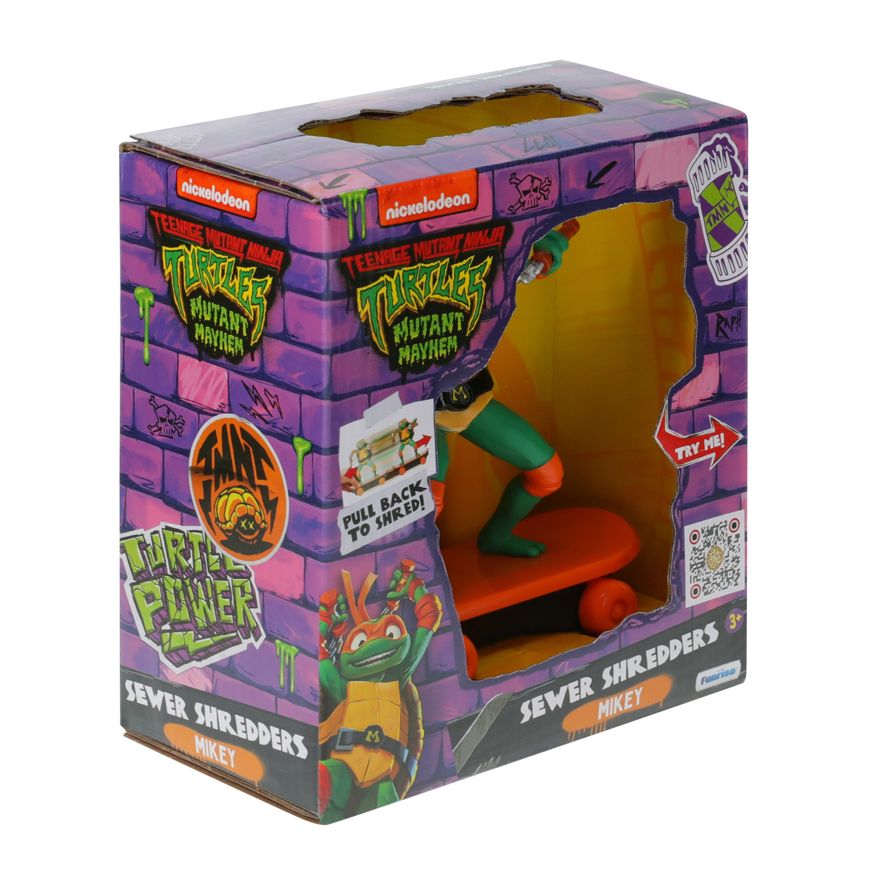 Nickelodeon Teenage Mutant Ninja Turtles Mutant Mayhem Sewer Shredders Mikey Toy