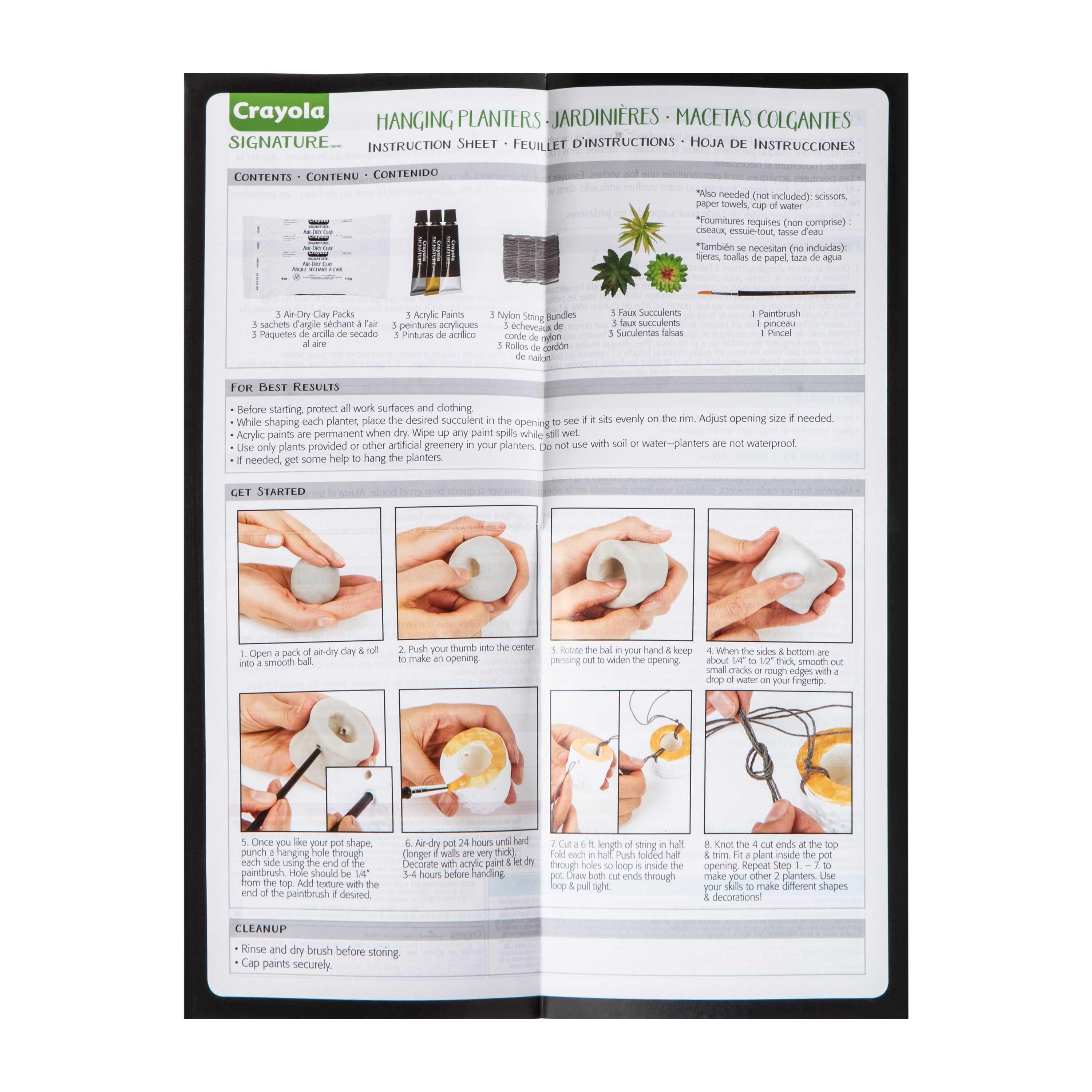 Crayola Signature™ Make Your Own Hanging Planters