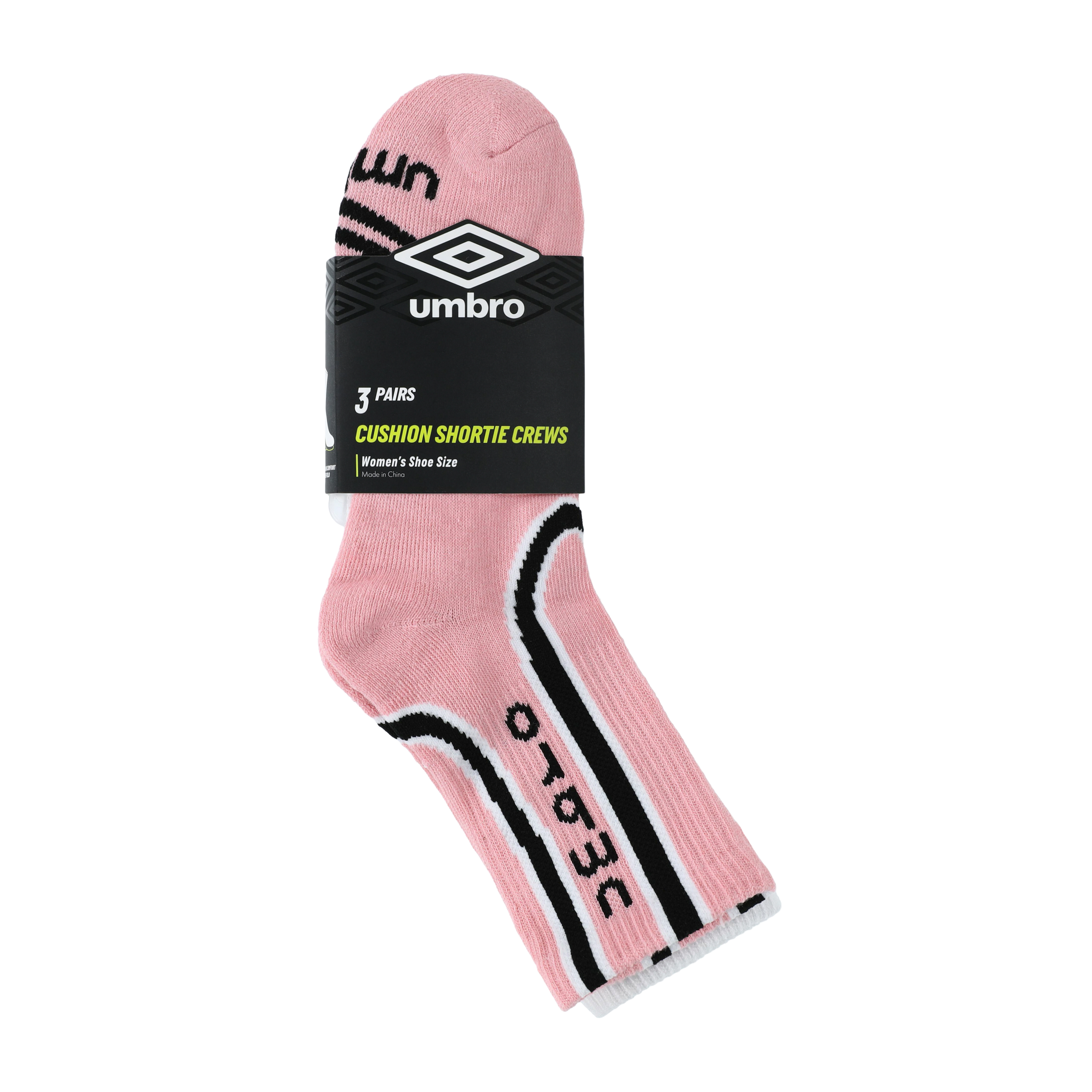 Juniors Umbro Cushion Shortie Crews Socks 3-Pairs
