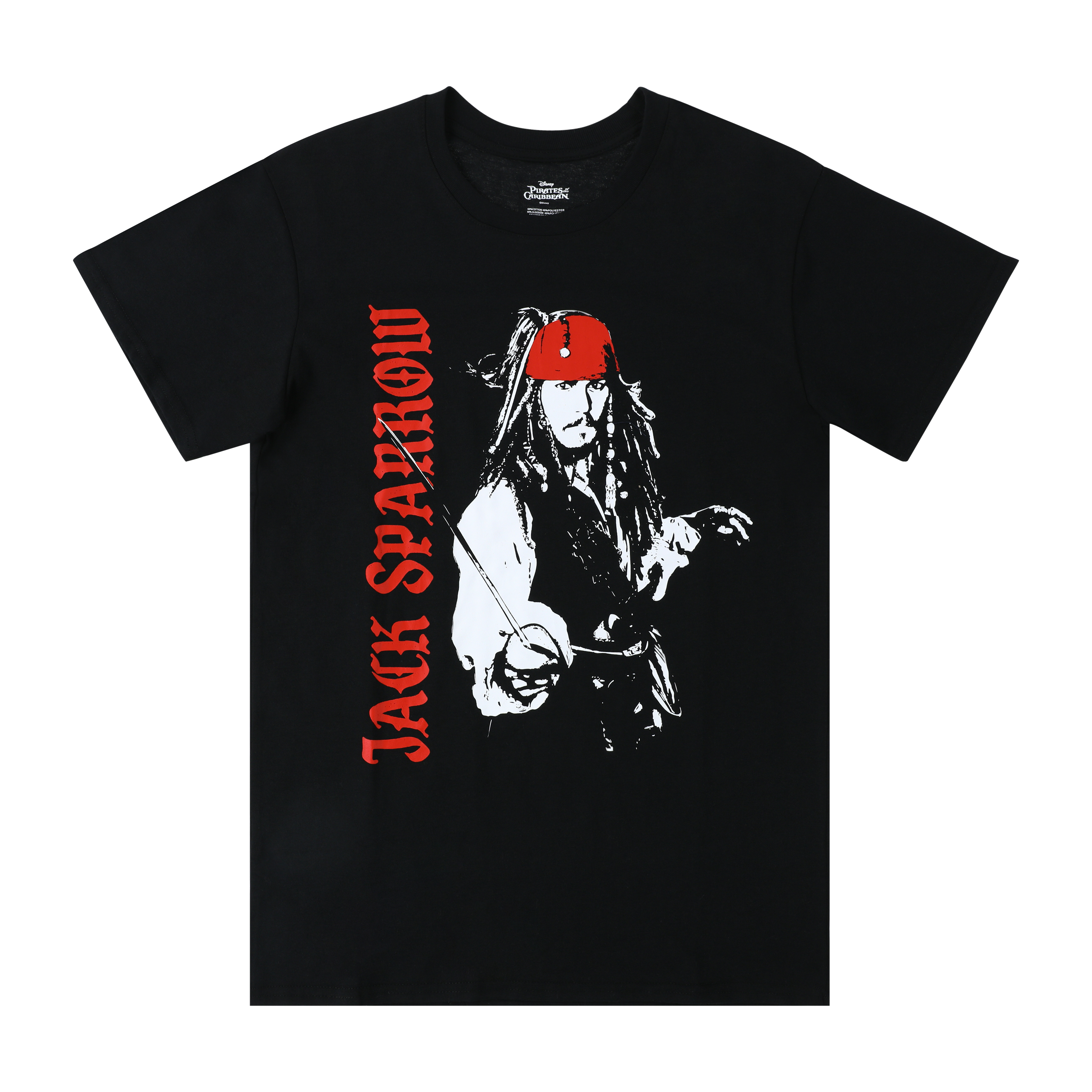 Disney Pirates Of The Caribbean Jack Sparrow Graphic Tee | Five Below