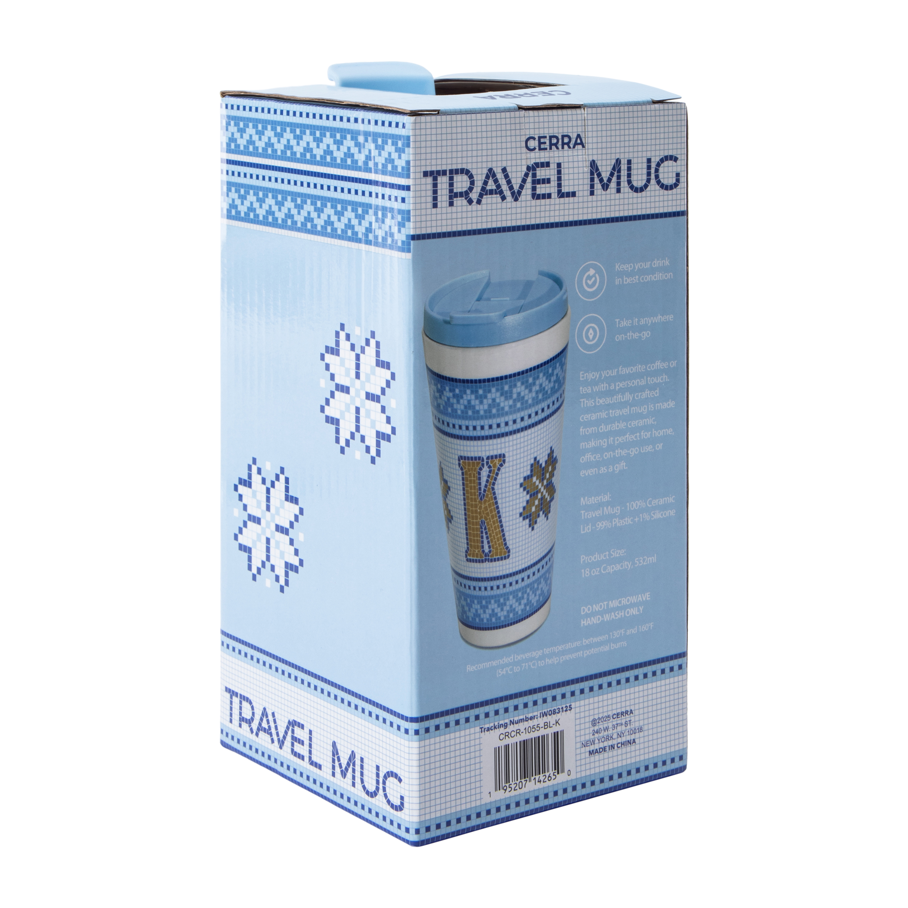 Cerra Monogram Travel Mug