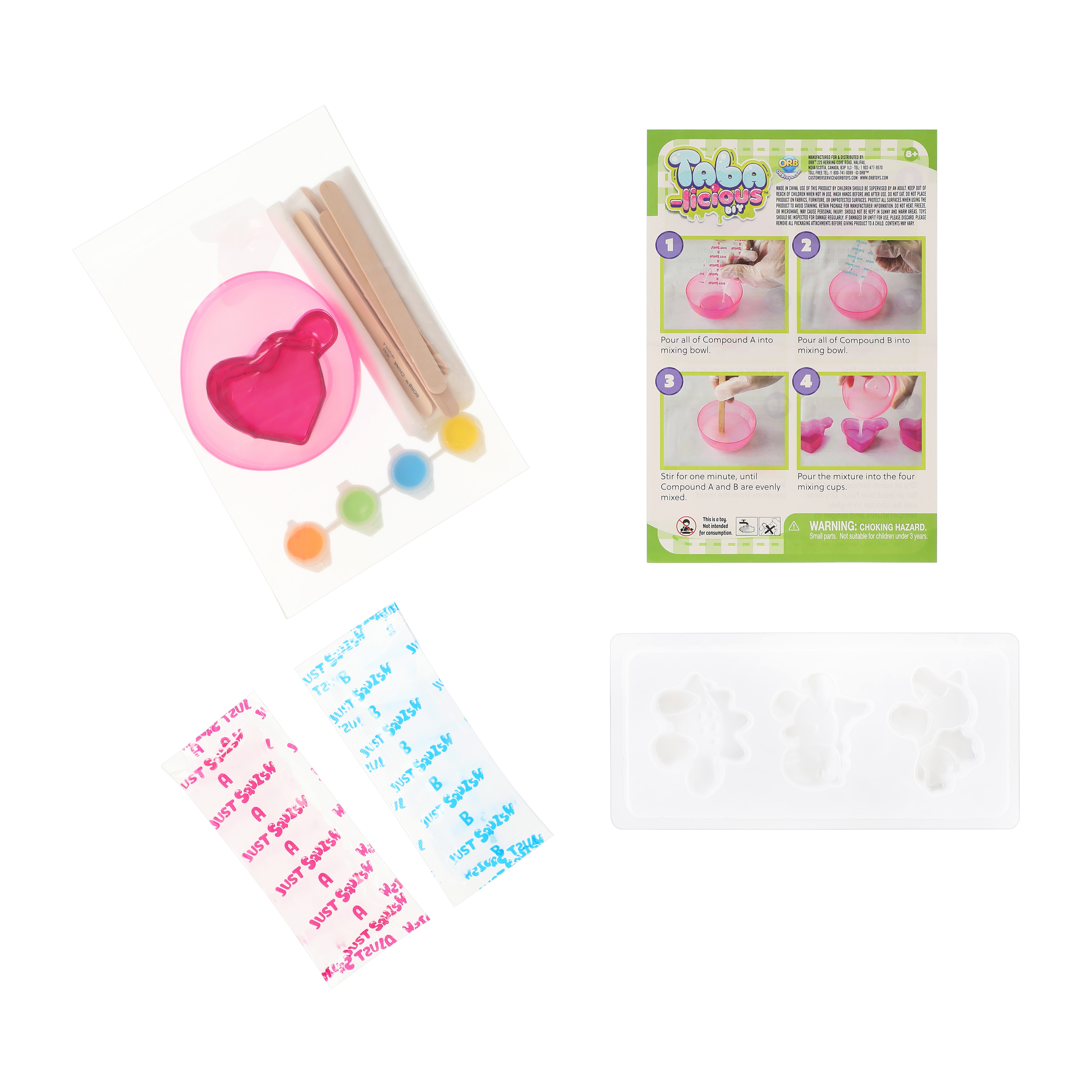 ORB Curiosities™  Taba-Licious DIY Dinos Set