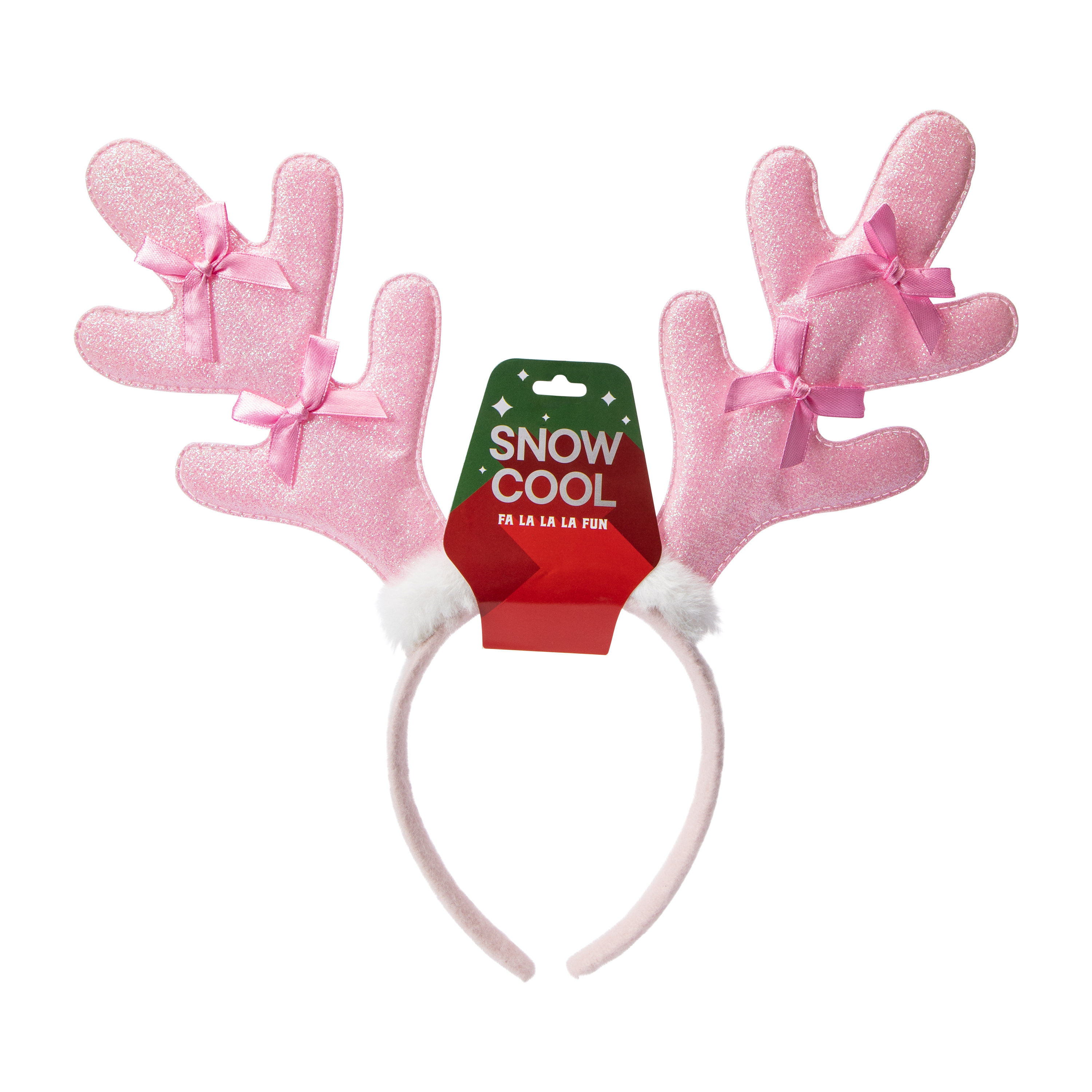 Snow Cool Christmas Glitter Antler Headband