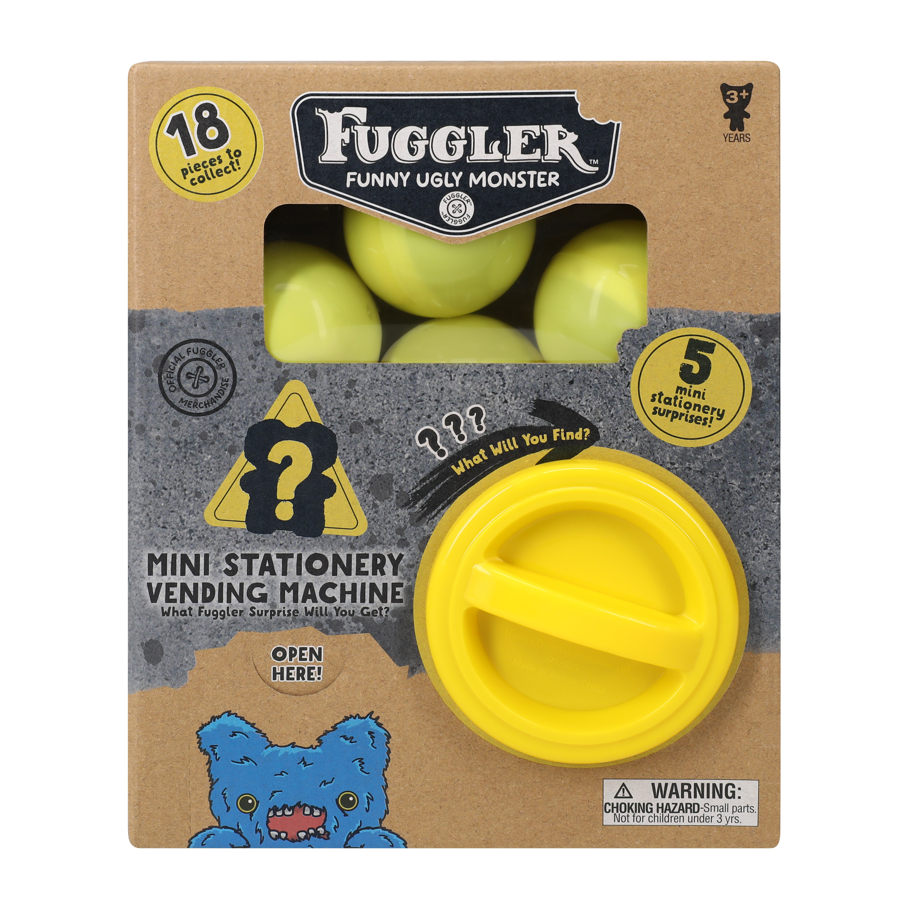 Fuggler™ Mini Stationery Vending Machine Set (Styles May Vary)