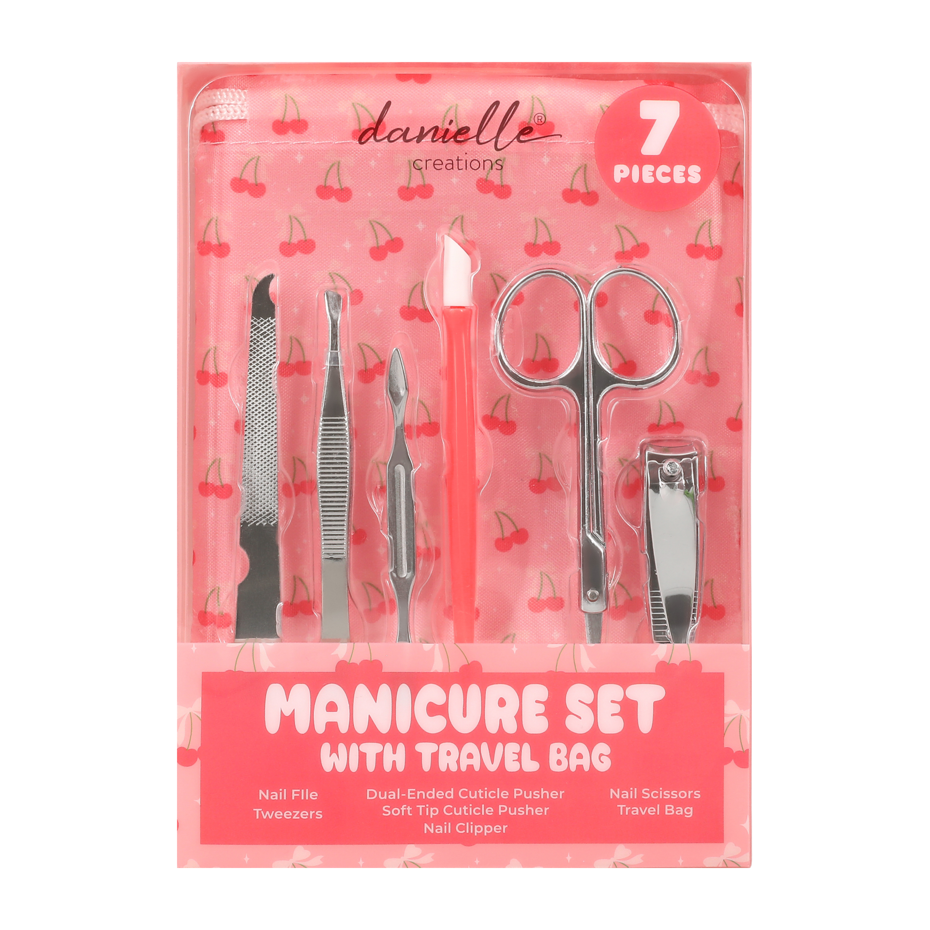 Danielle Creations® Manicure Set With Travel Bag