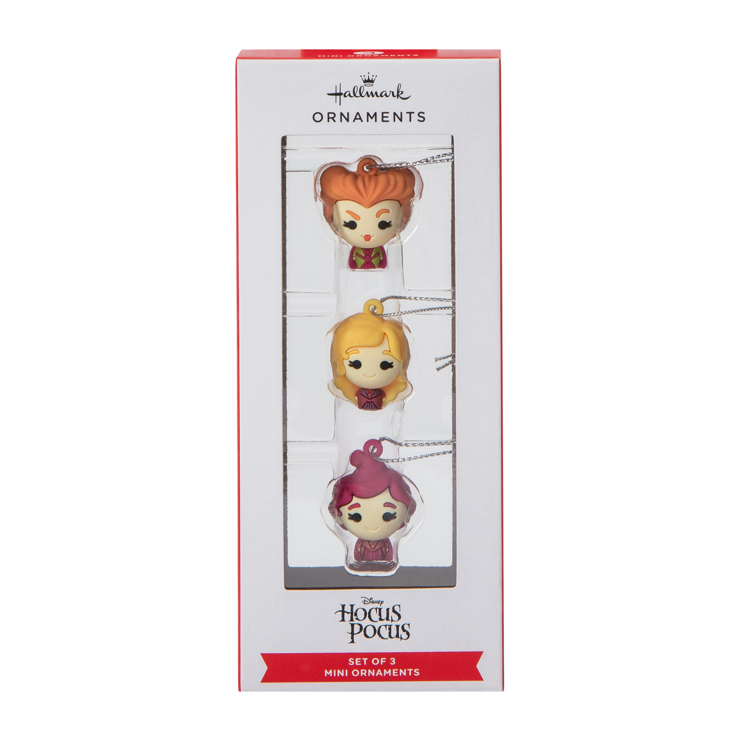 Hallmark Disney Hocus Pocus Mini Ornaments 3-Pack