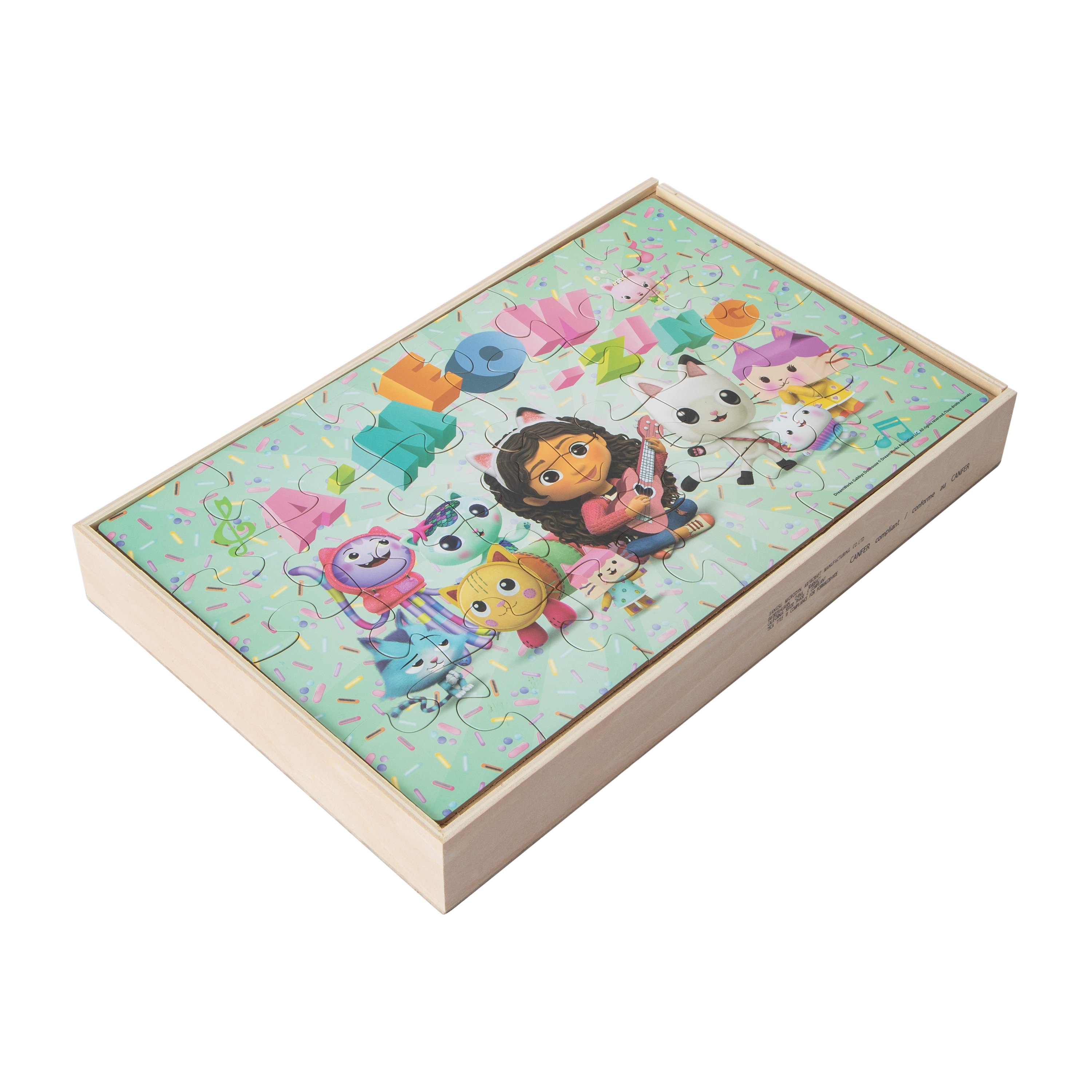 DreamWorks Gabby's Dollhouse Wood Puzzles 7-Count