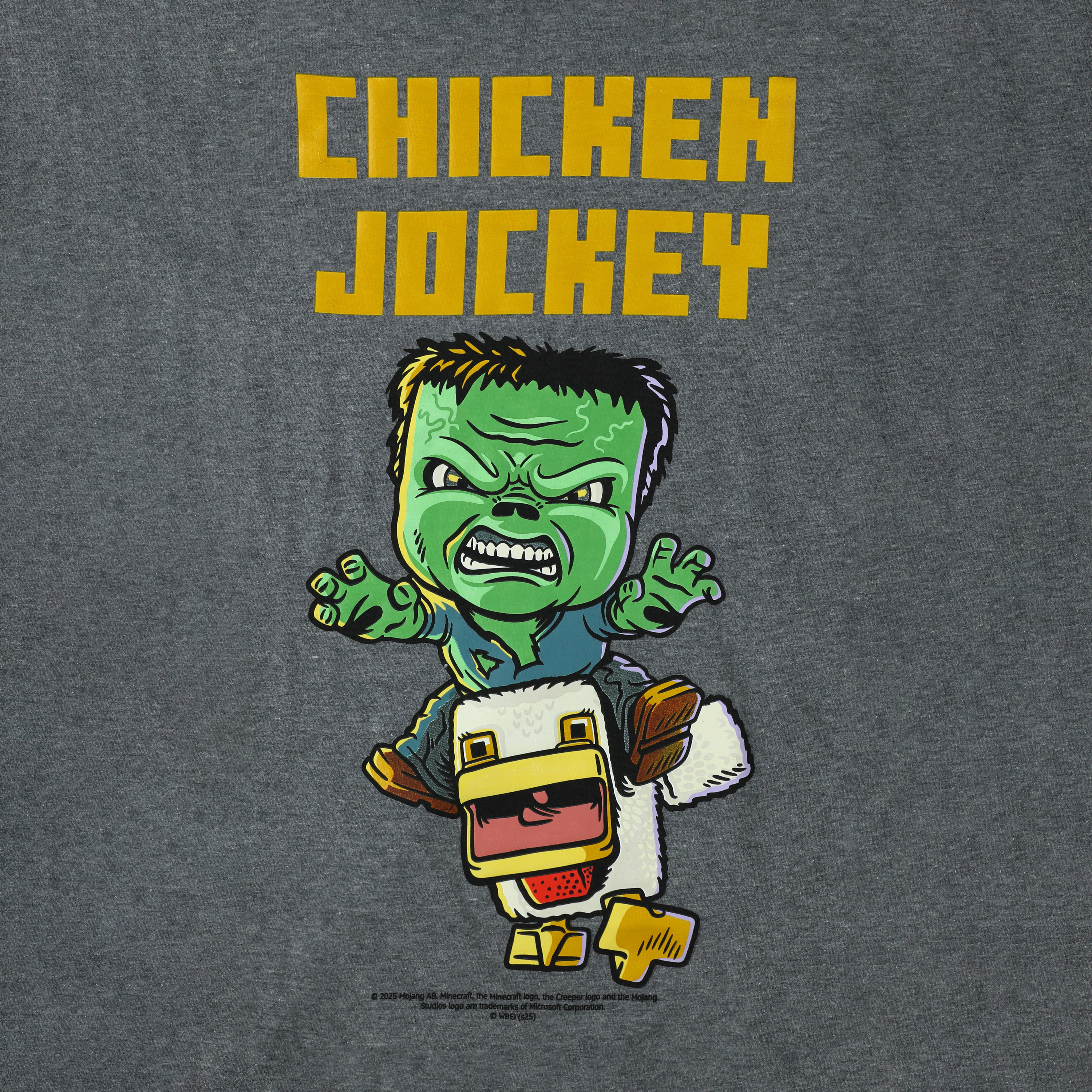 Minecraft Chicken Jockey Graphic Tee
