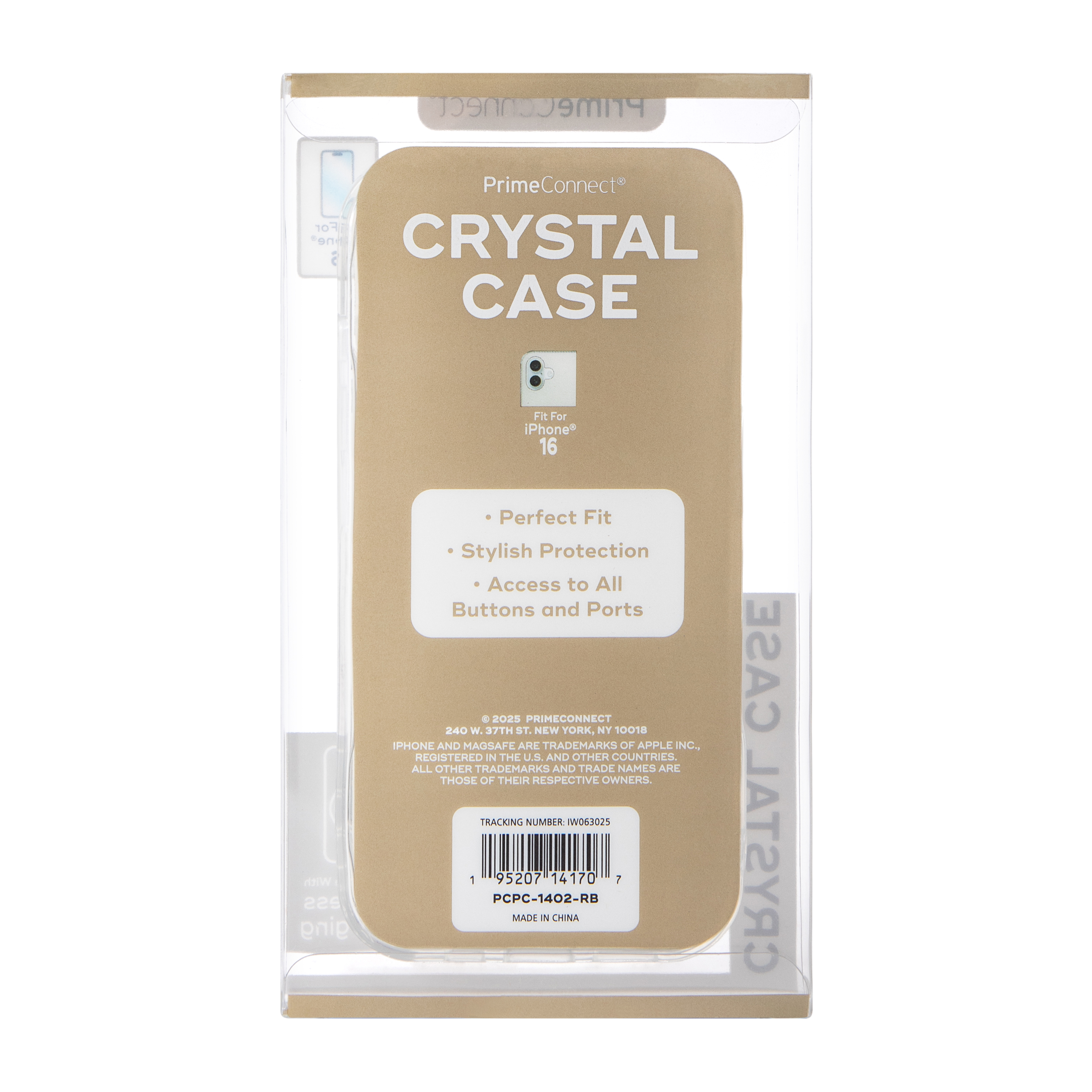 iPhone 16® Crystal Phone Case - MagSafe® Compatible