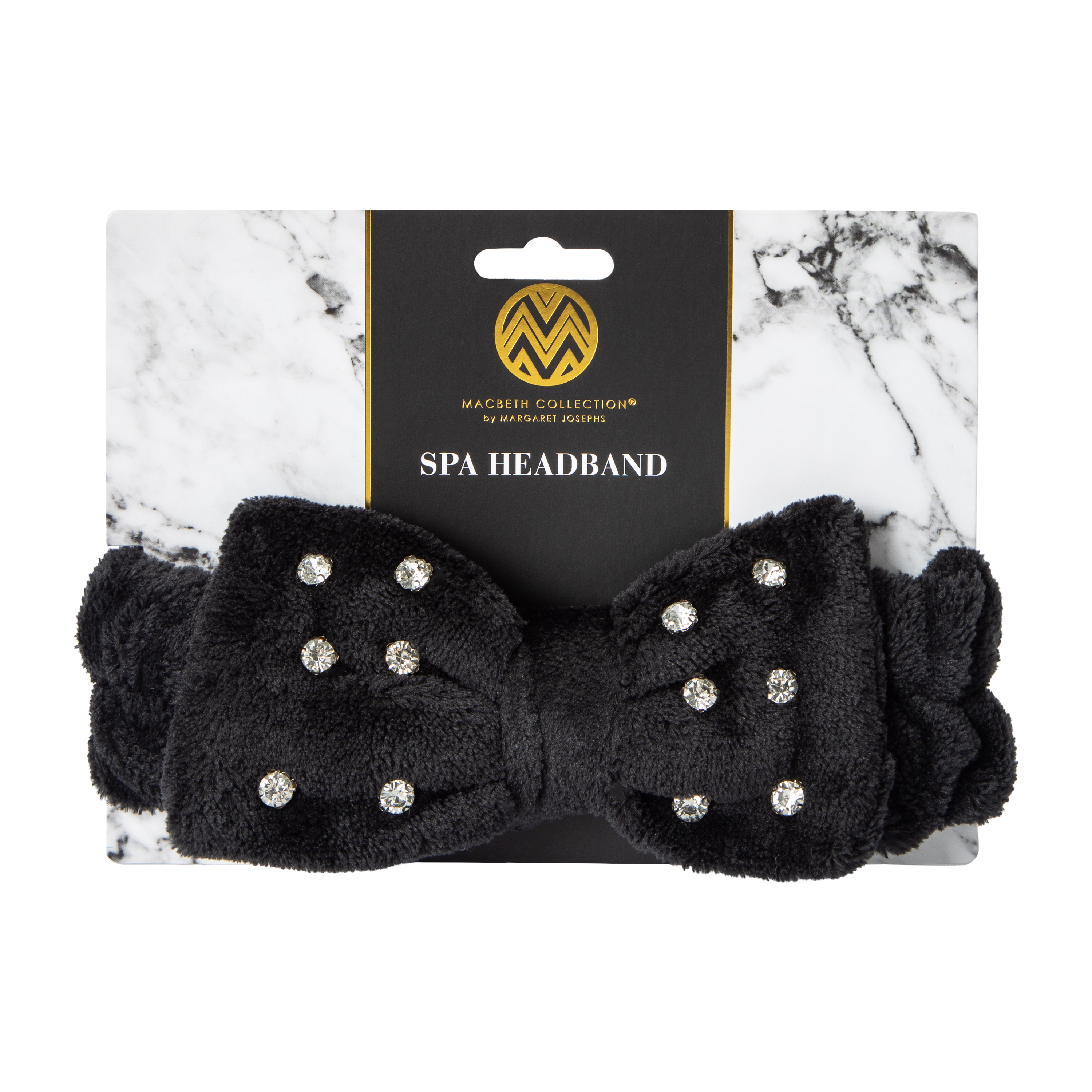 Macbeth Collection By Margaret Josephs® Black Gems Spa Headband