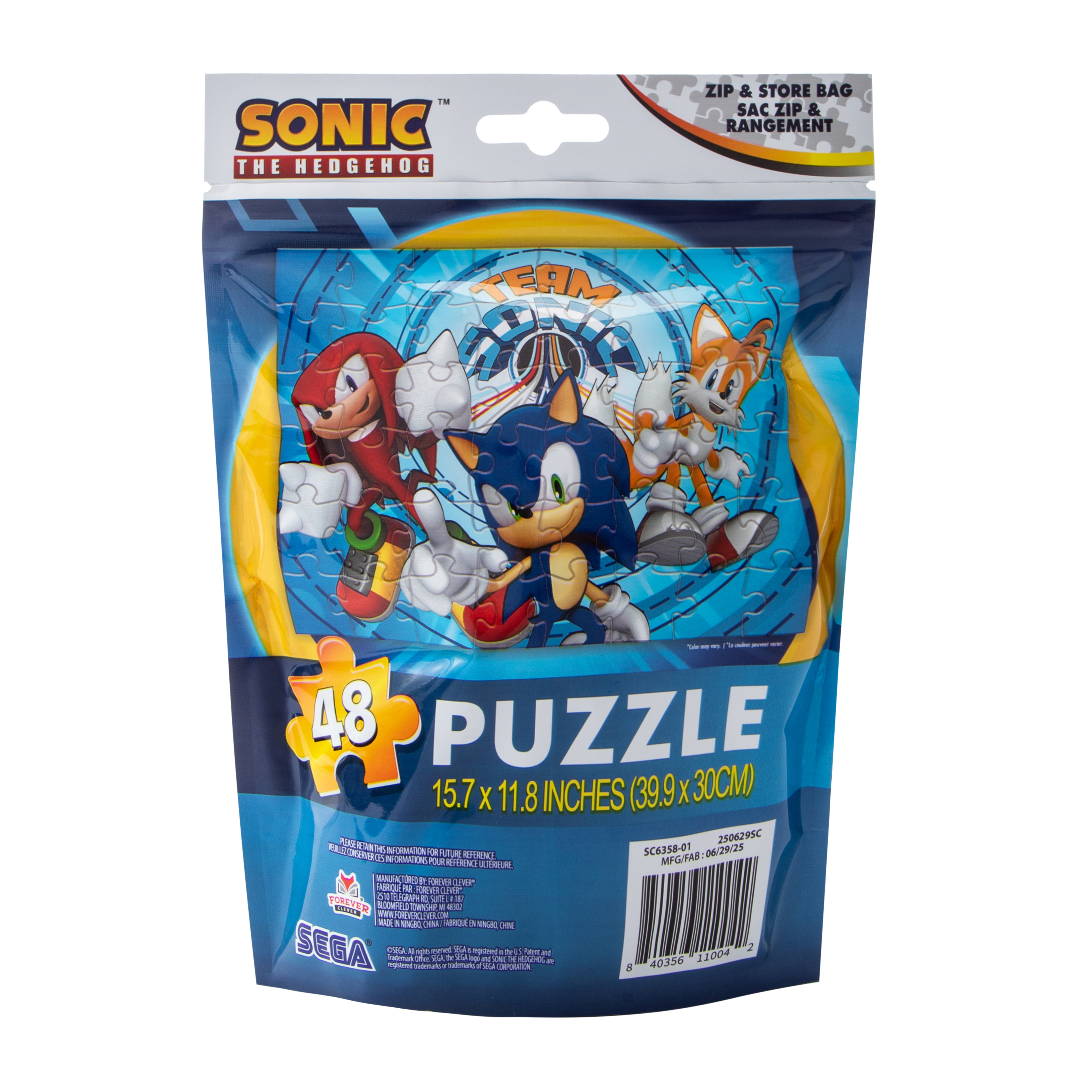 Sonic The Hedgehog™ Puzzle 15.7inx11.8in