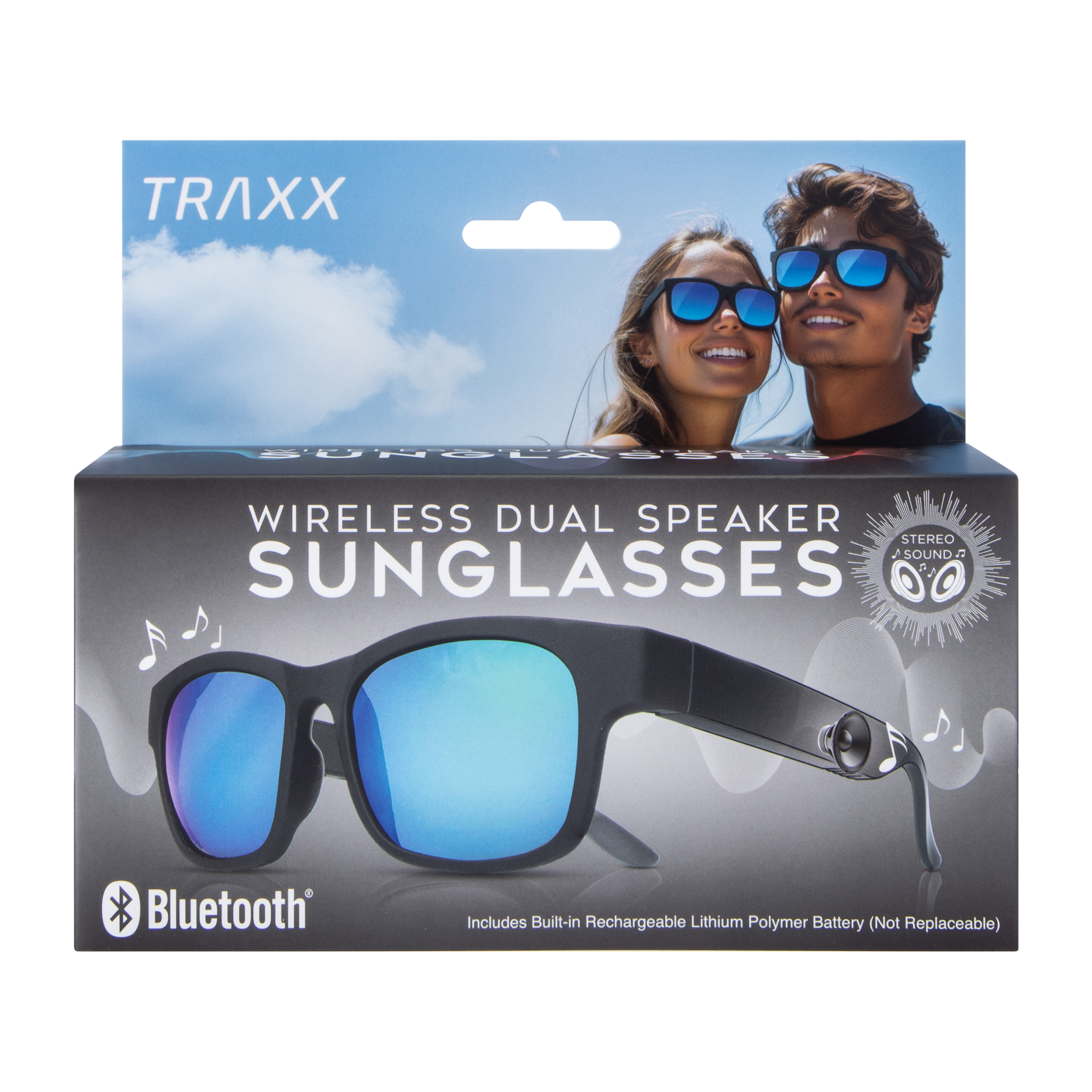 Traxx Wireless Dual Speaker Sunglasses