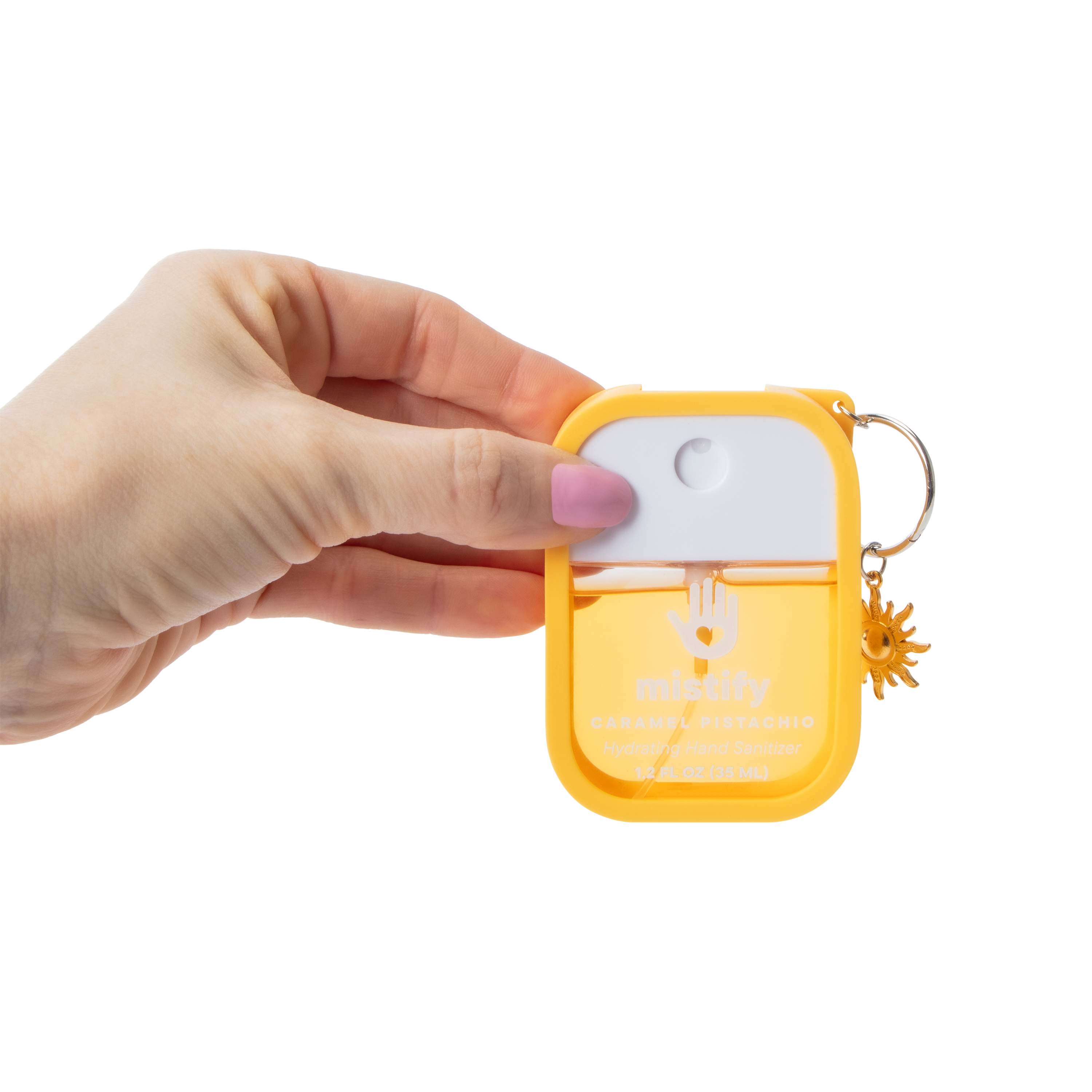 Mistify Caramel Pistachio Hydrating Hand Sanitizer 1.2oz