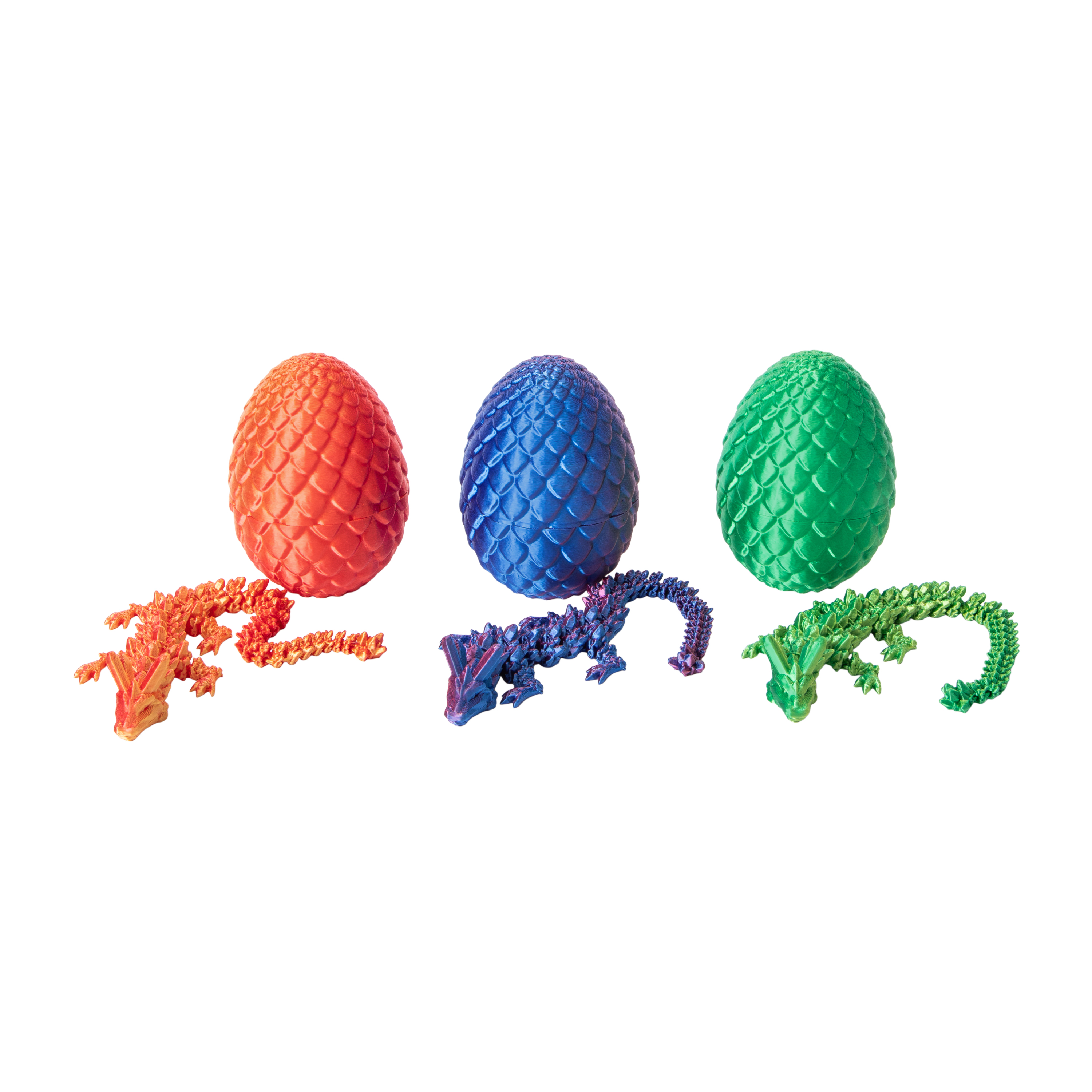 ORB Curiosities 3D Printed Scales & Tails Mystery Egg Toy (Styles May Vary)