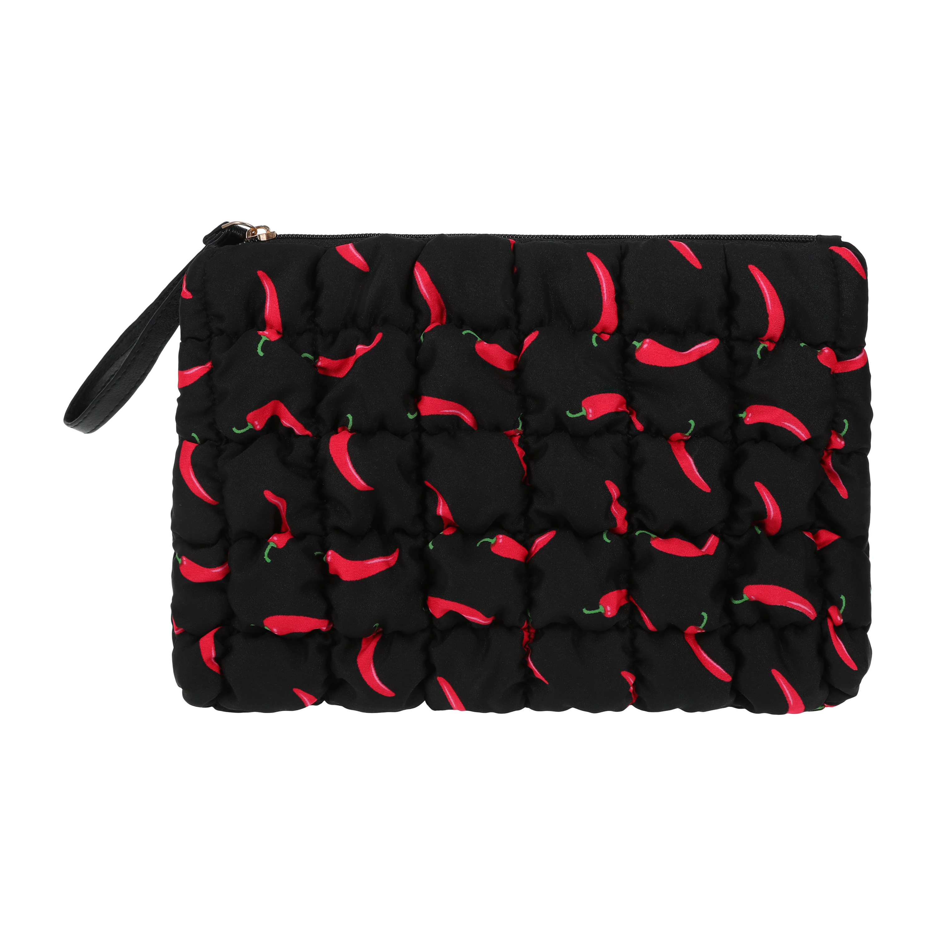 Quilted Wristlet Bag