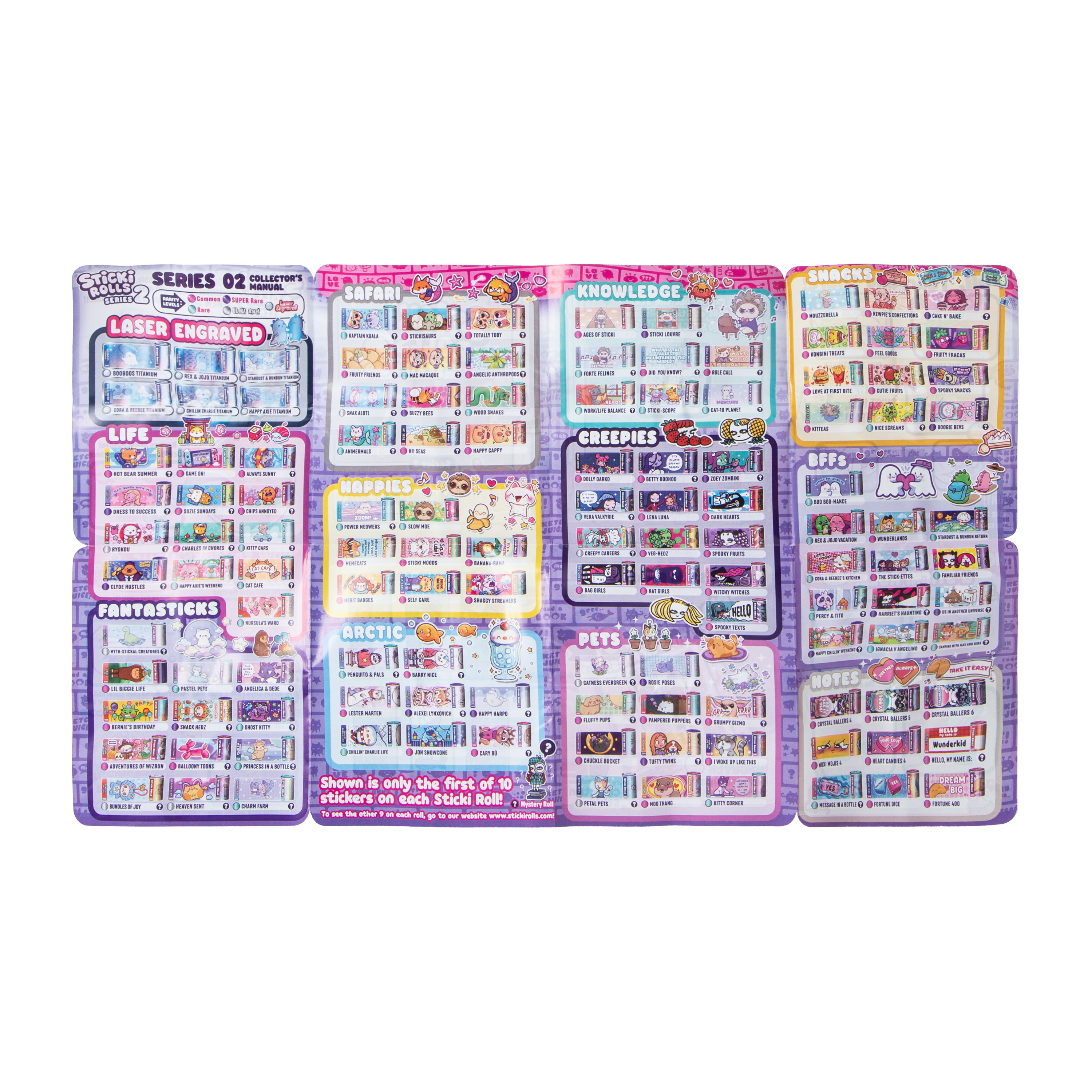 Sticki Rolls Mystery Wearable Sticker Bracelet Capsule Set (Styles May Vary)