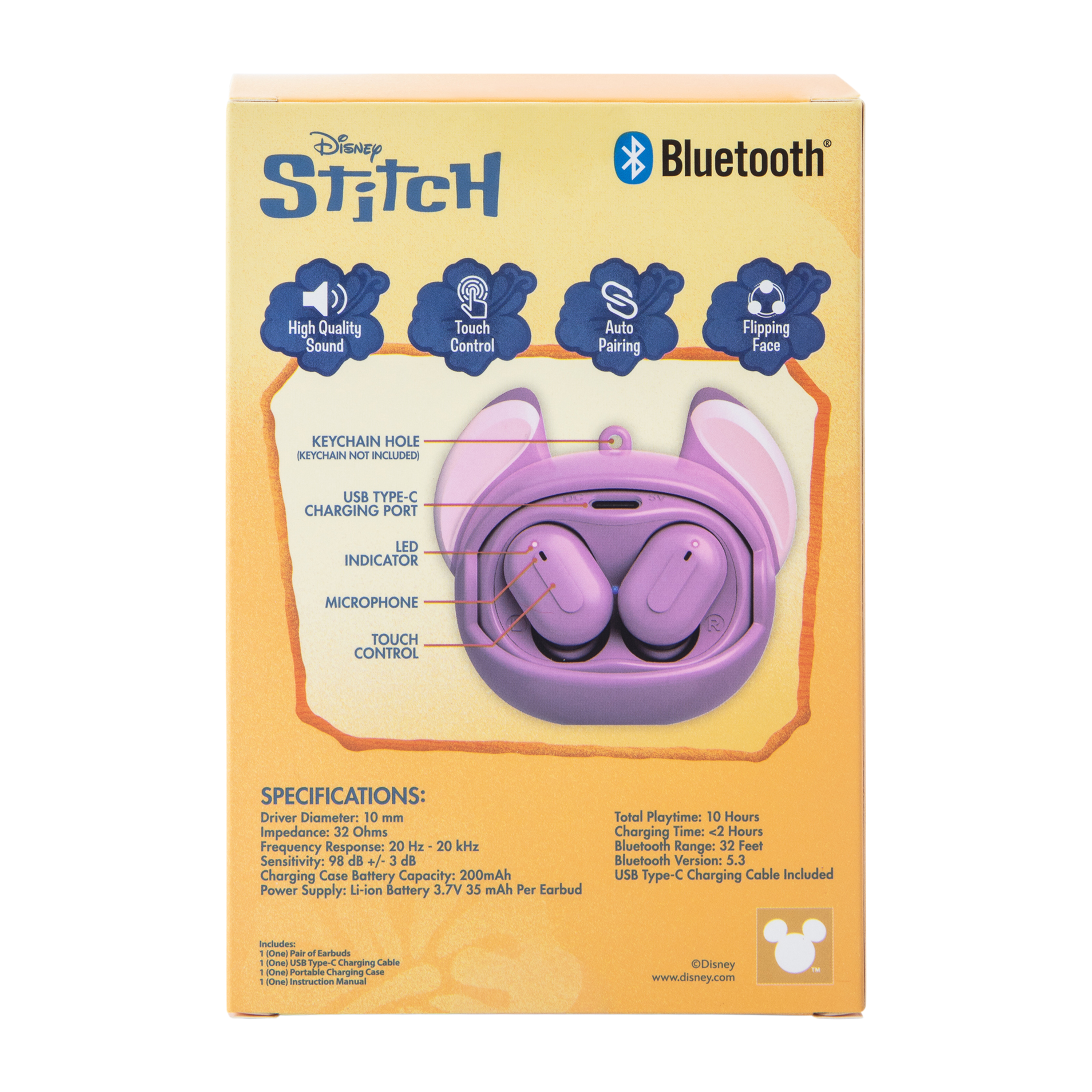 Disney Stitch True Wireless Earbuds