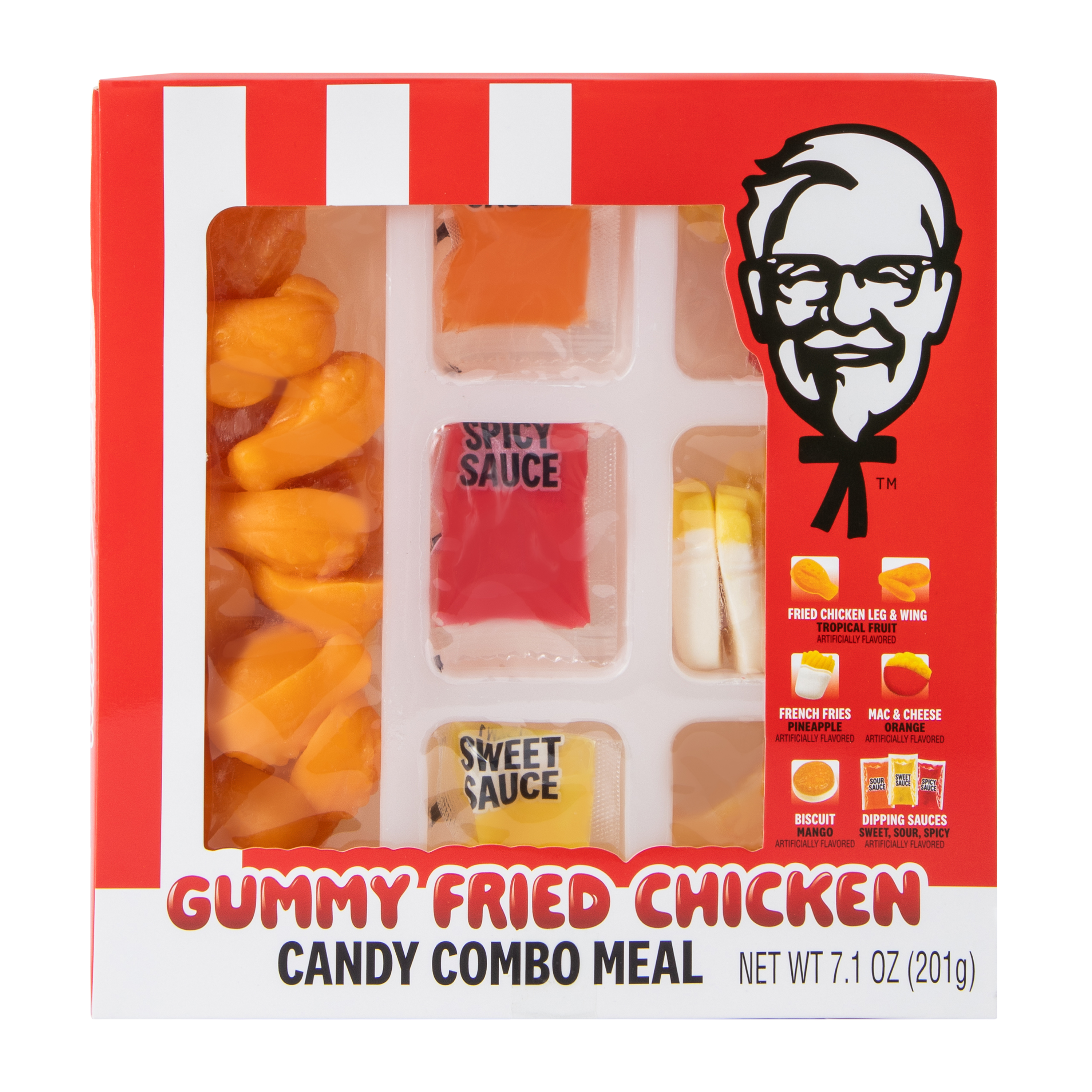 KFC™ Gummy Fried Chicken Candy Bowl Meal 7.1oz