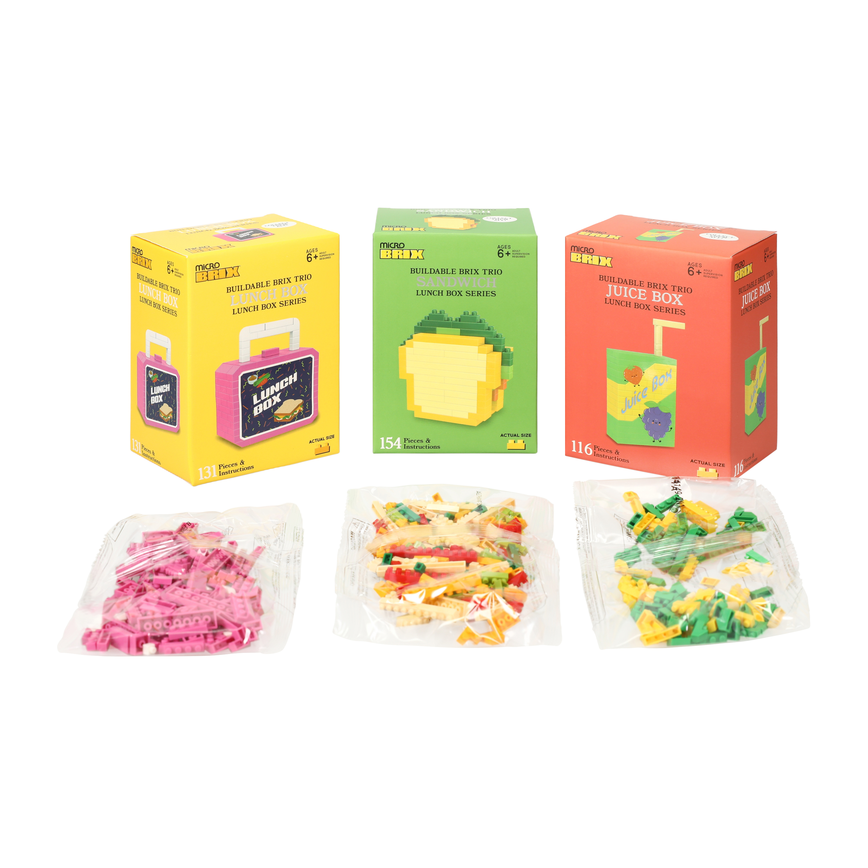 Micro Brix™ Buildable Brix Trio Series