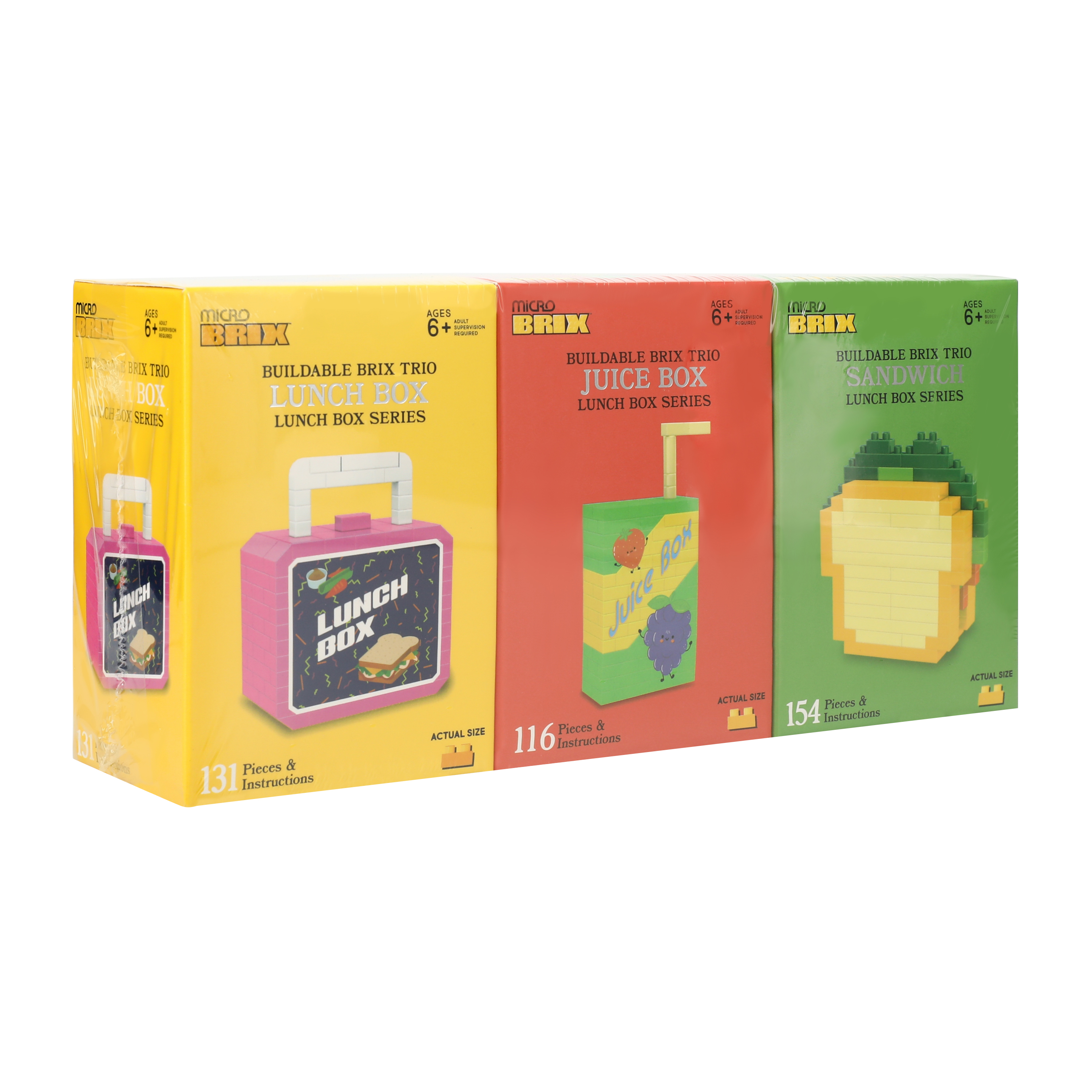 Micro Brix™ Buildable Brix Trio Series
