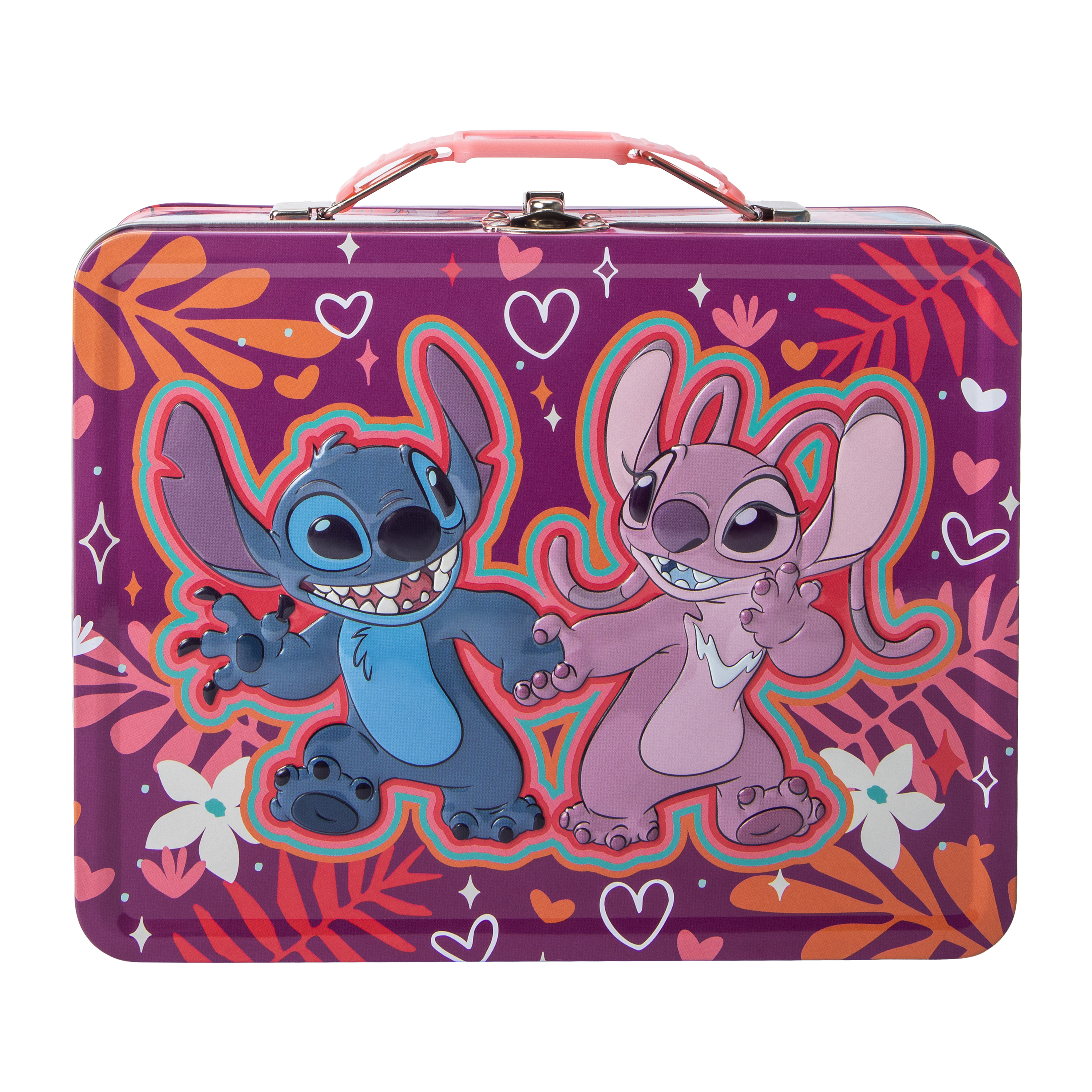 Disney Stitch Angel & Stitch Tin Lunch Box (Styles May Vary)