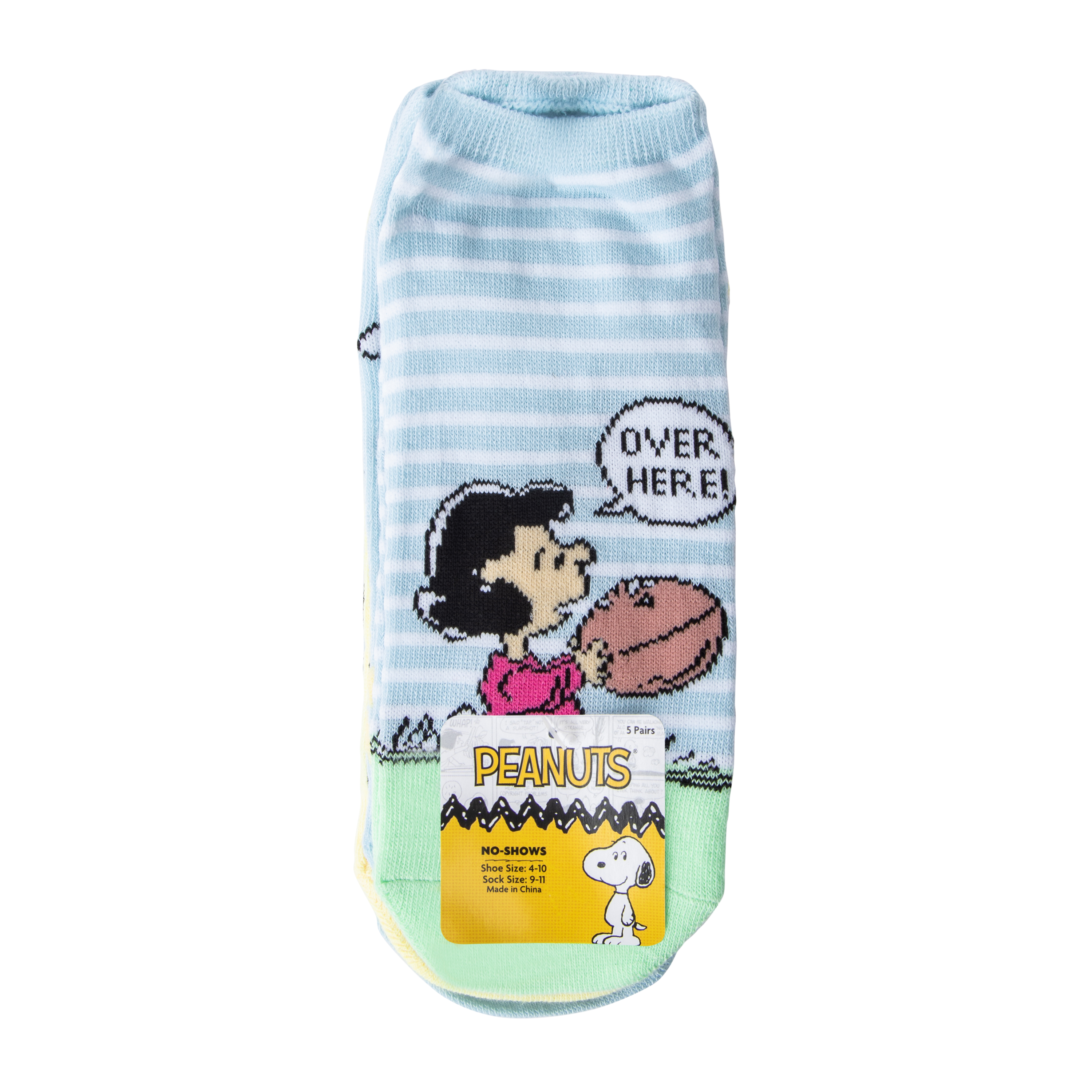 Licensed Juniors No-Shows Socks 5-Pairs