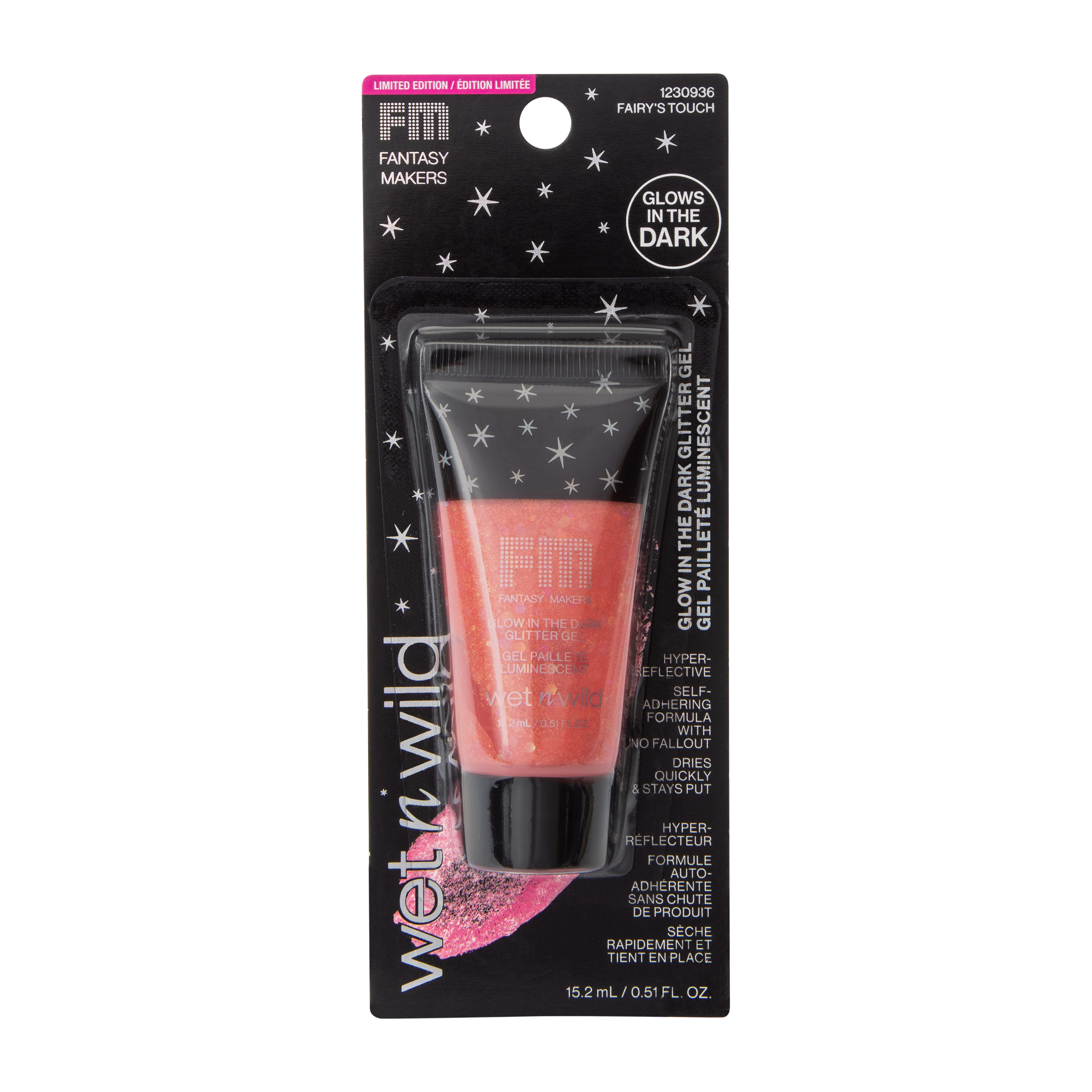 Wet N' Wild Limited Edition Fantasy Makers Glow In The Dark Glitter Gel 0.51oz
