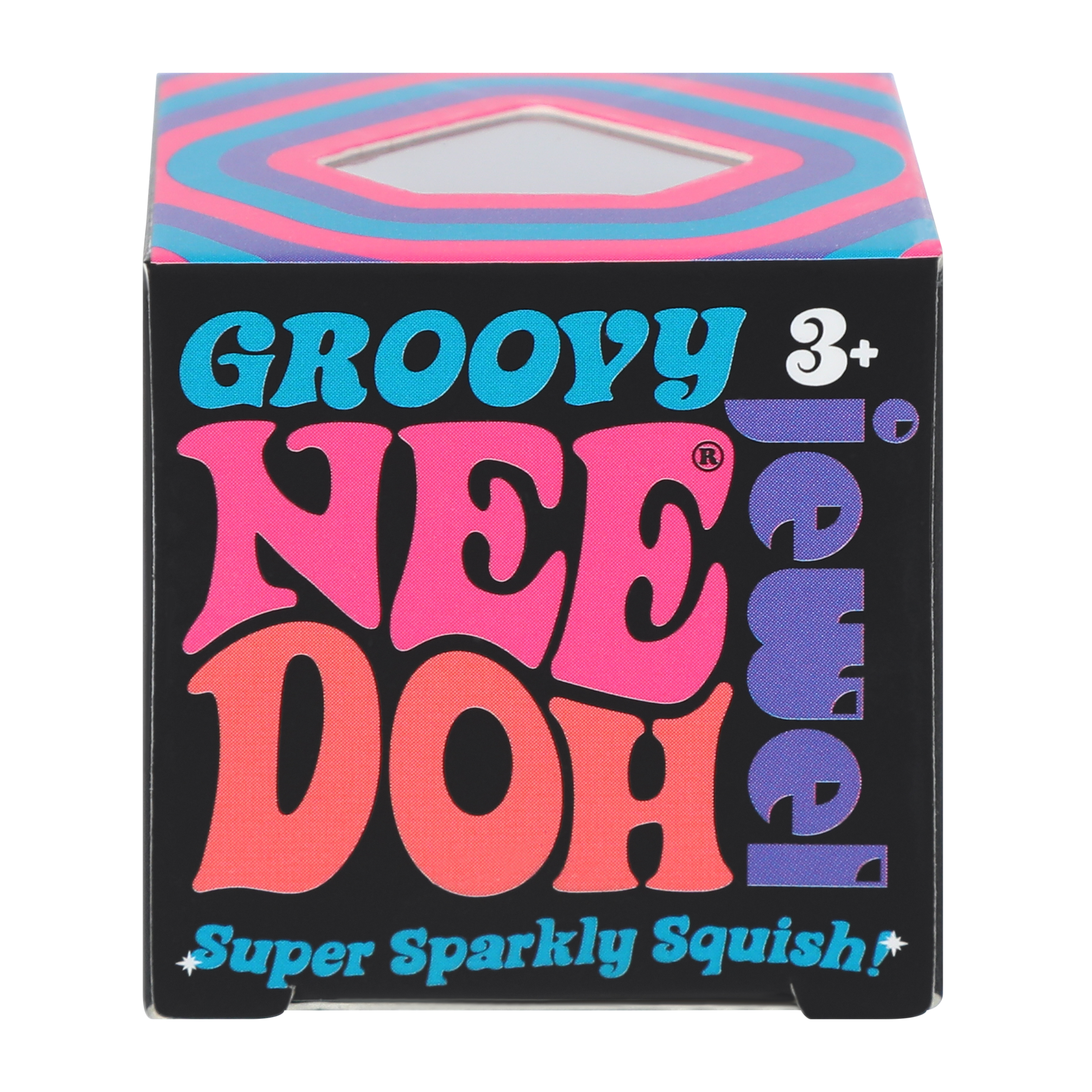 Nee Doh® Groovy Jewel Sparkly Squish Toy
