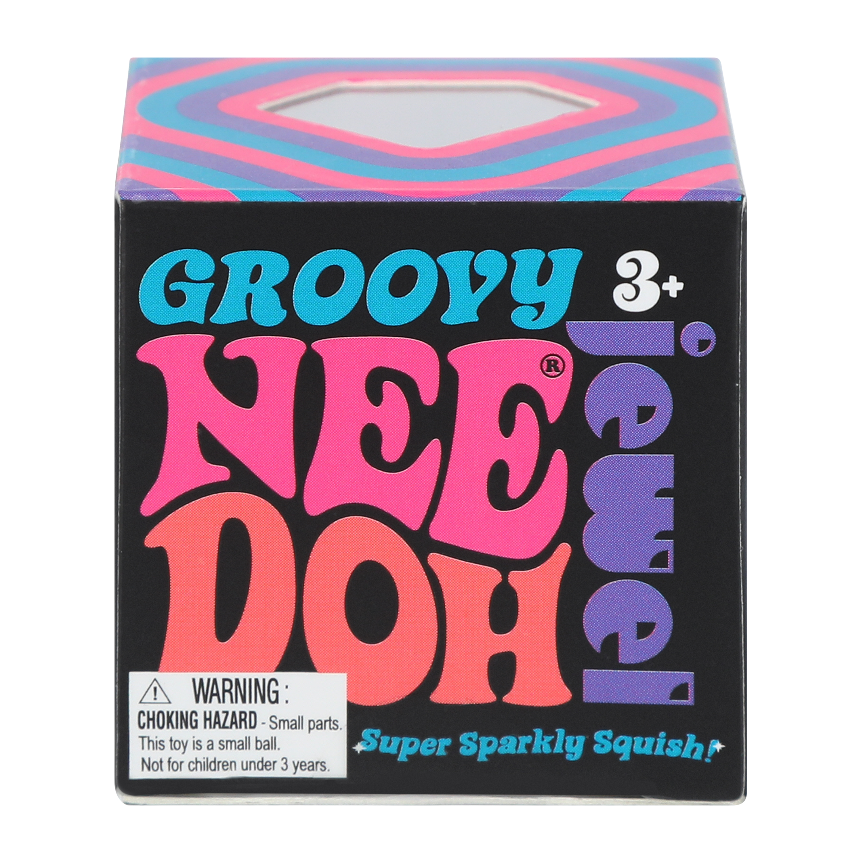 Nee Doh® Groovy Jewel Sparkly Squish Toy