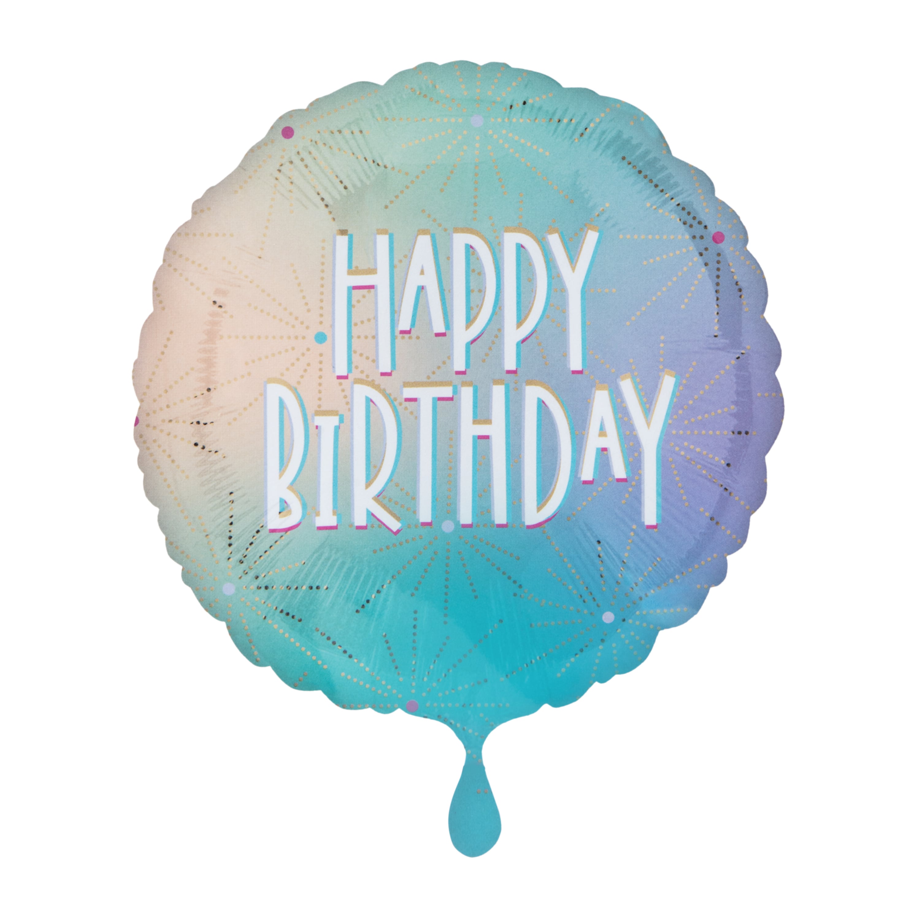 INFLATED Happy Birthday Standard Decorative Balloon
