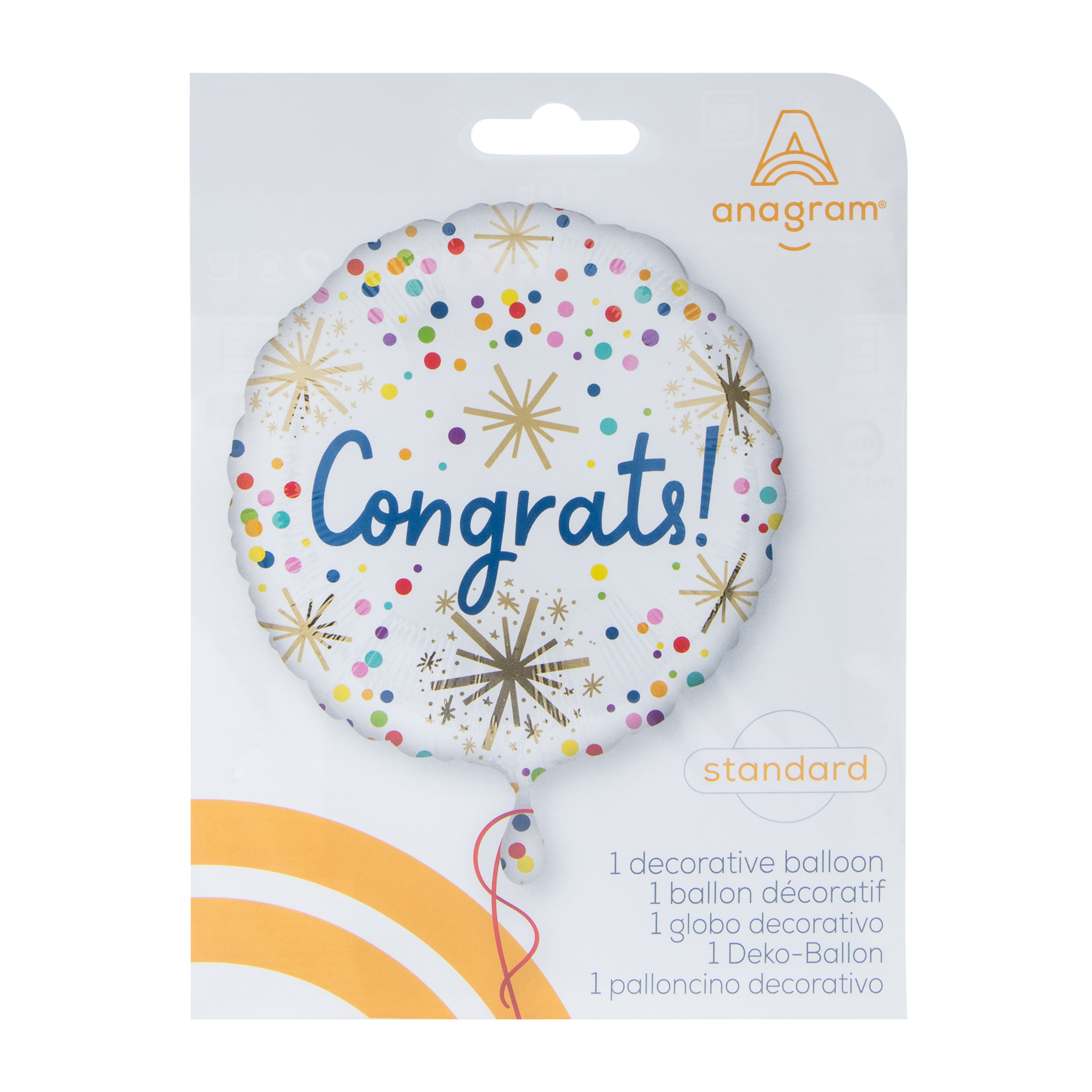 INFLATED Congrats! Standard Decorative Balloon