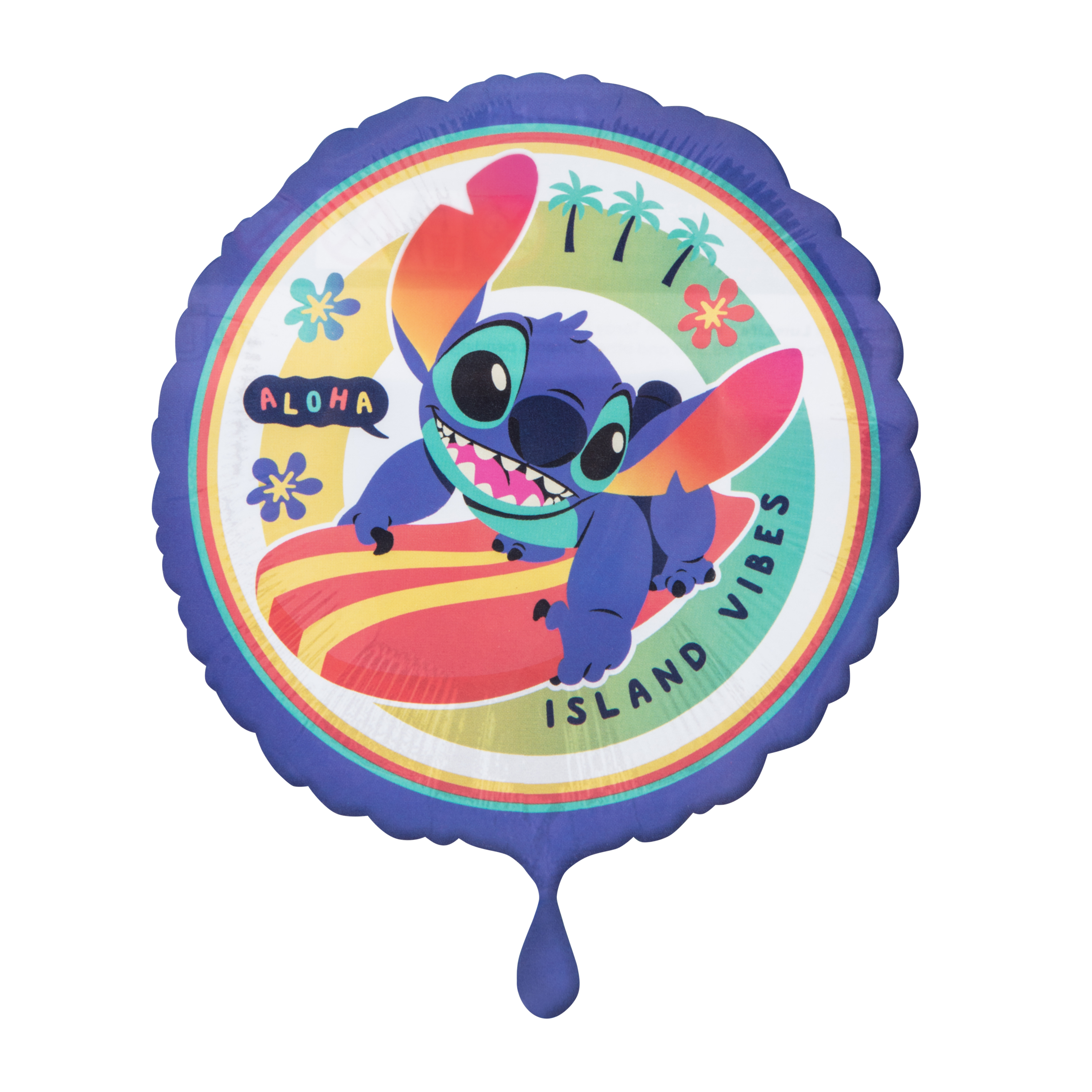 INFLATED Disney Stitch Round Balloon