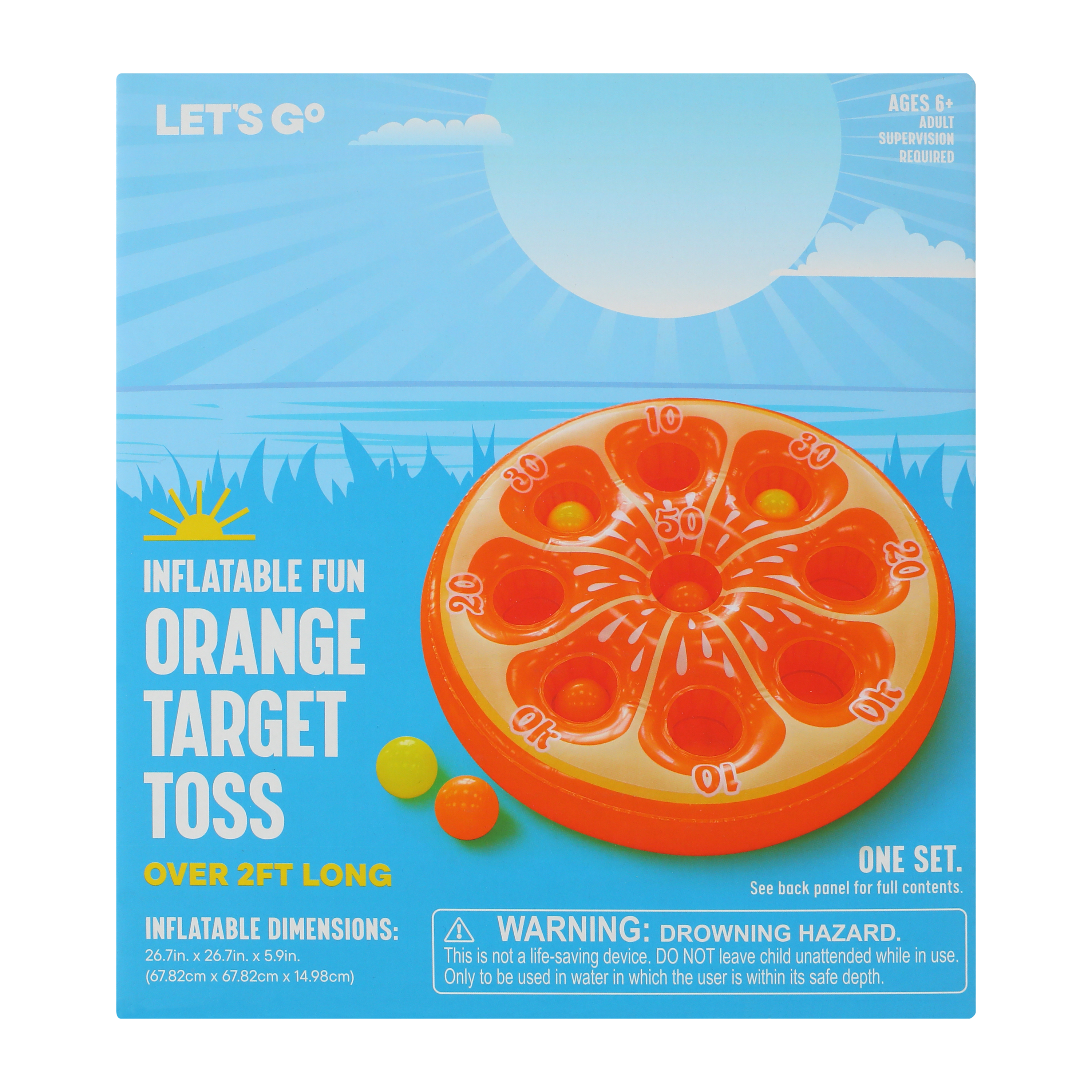 Inflatable Target Toss Game Set