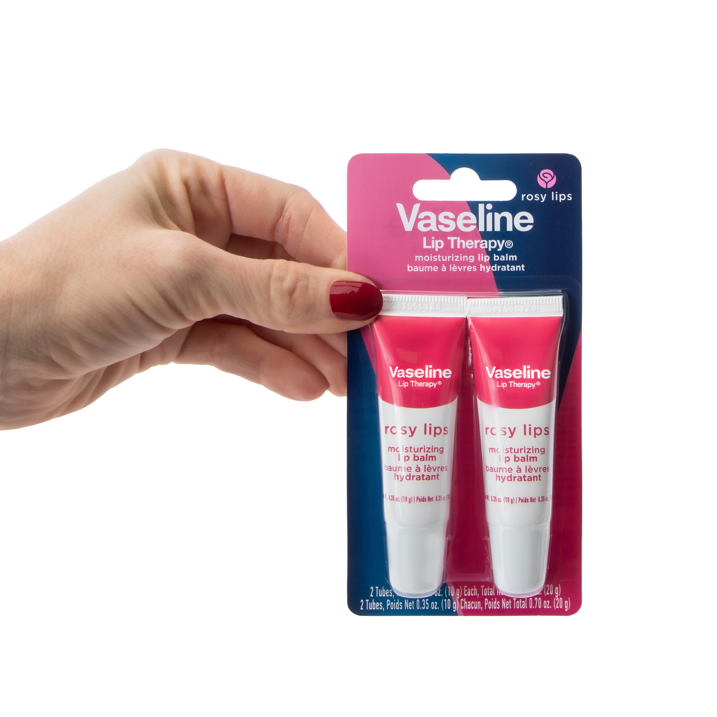 Vaseline® Rosy Lips Lip Therapy Balm 2-Pack