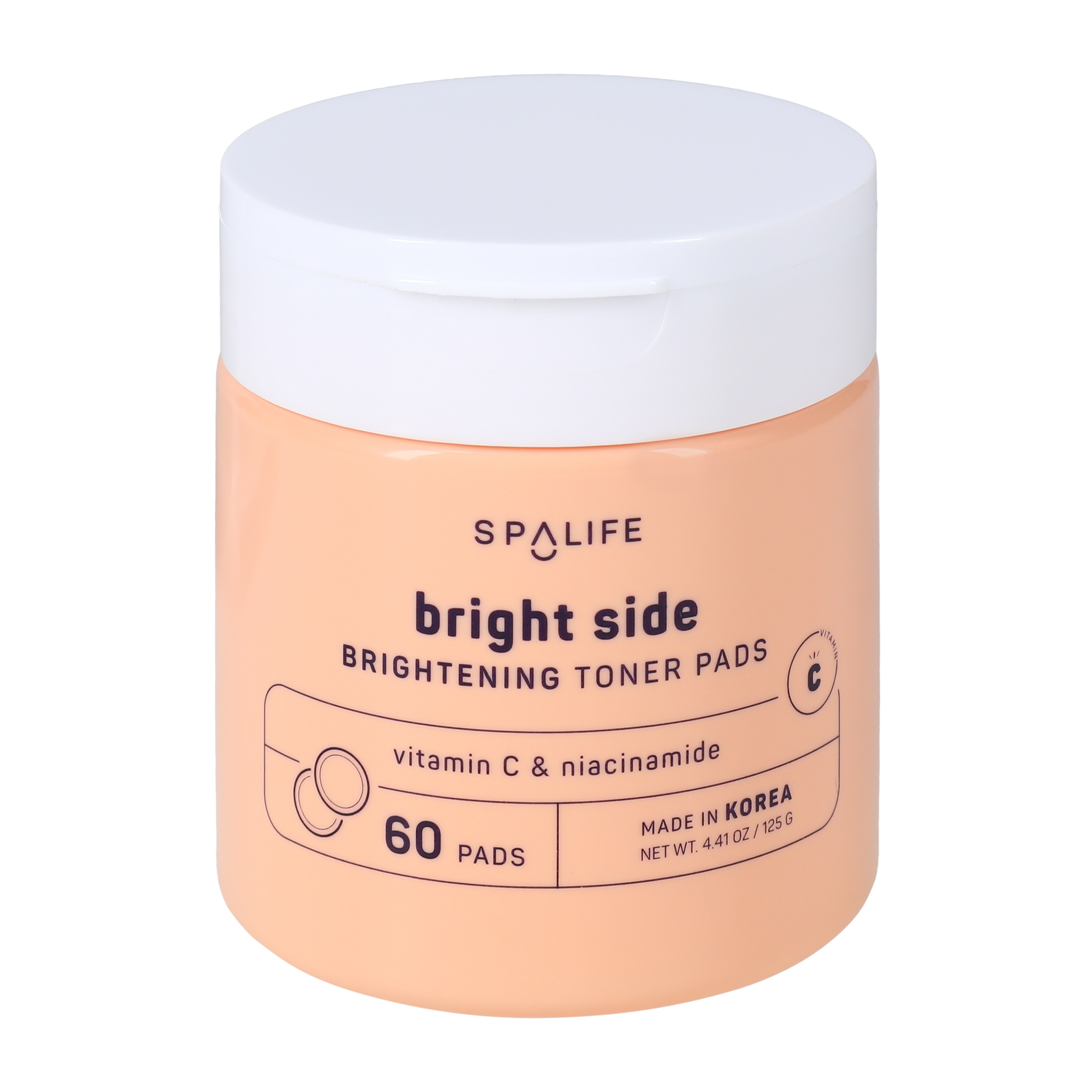Spalife Bright Side Brightening Toner Pads 60-Pack 4.4oz