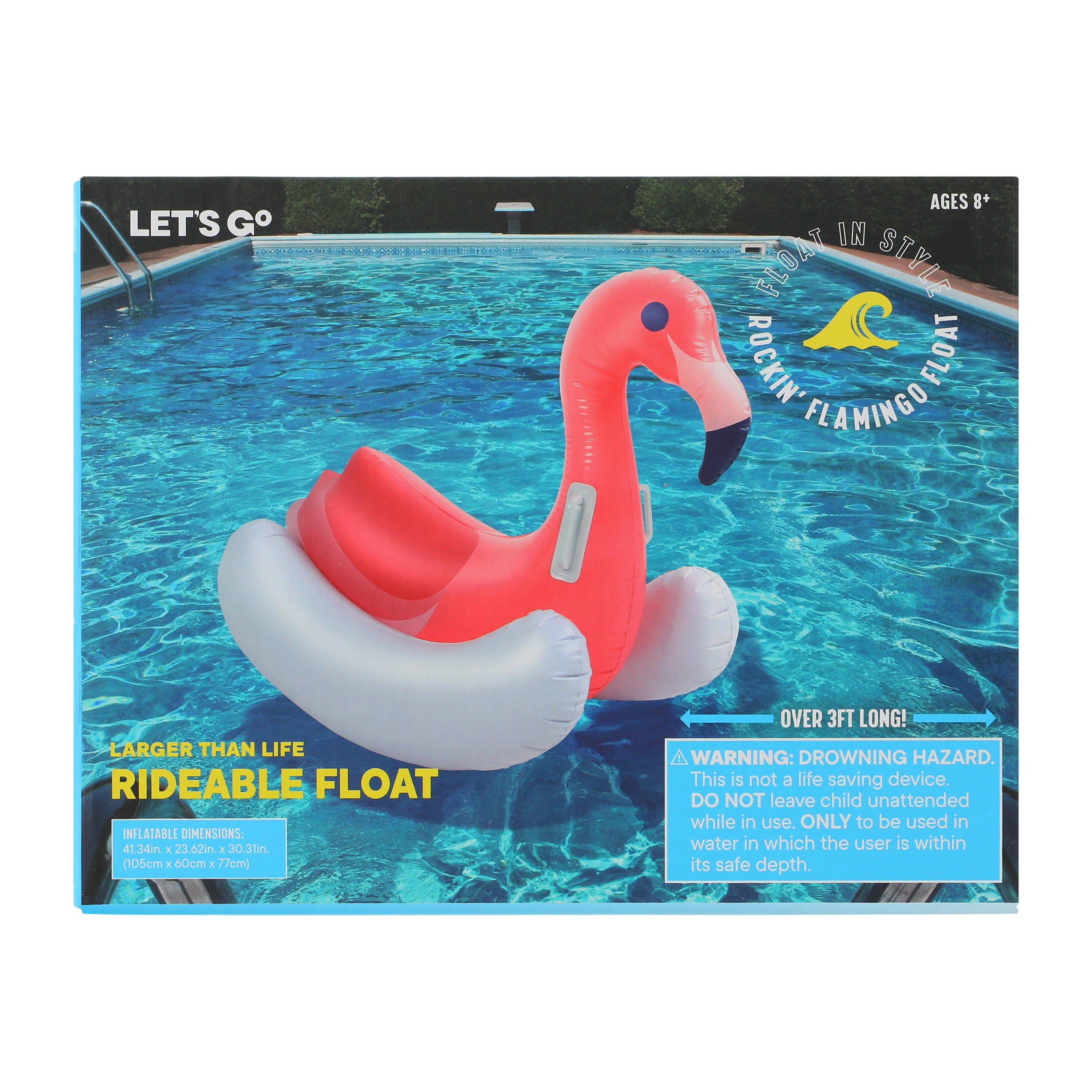 Rideable Rockin' Flamingo Float